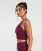 Gymshark Sweat Seamless Longline Sports Bra - Plum Pink sold by Gymshark