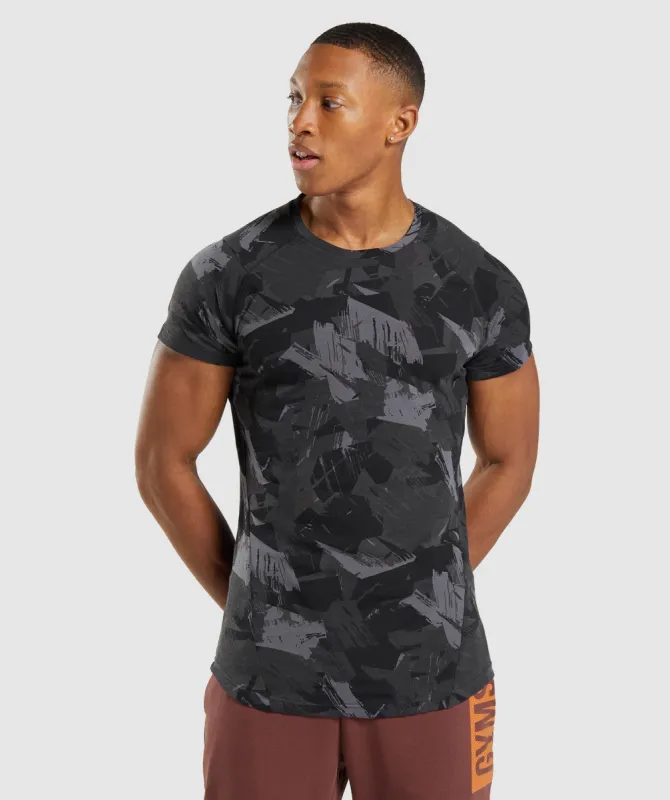 Gymshark Bold T-Shirt - Grey Print sold by Gymshark