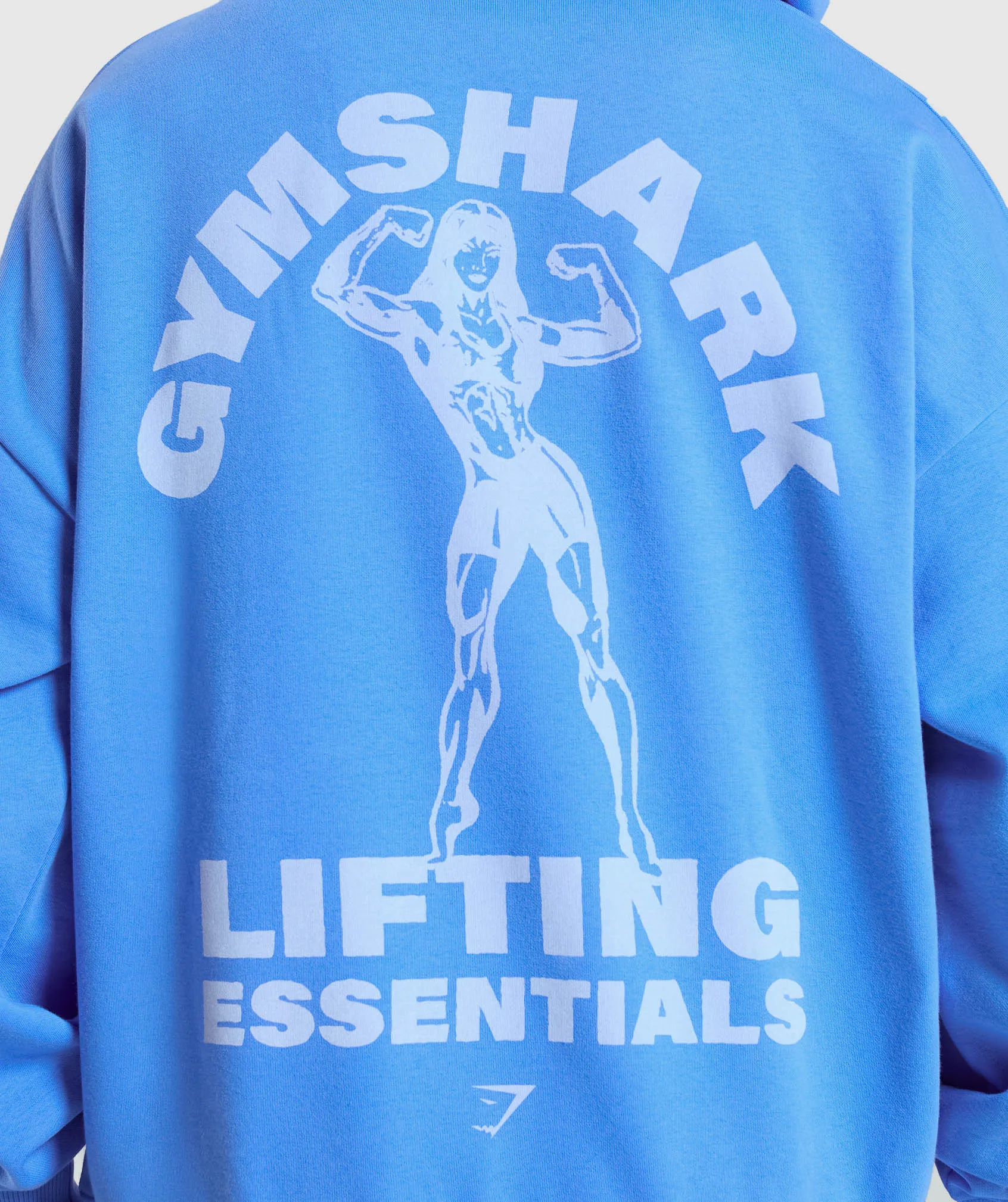 Gymshark Strong Women Oversized Hoodie - Lats Blue sold by Gymshark product image thumbnail 5