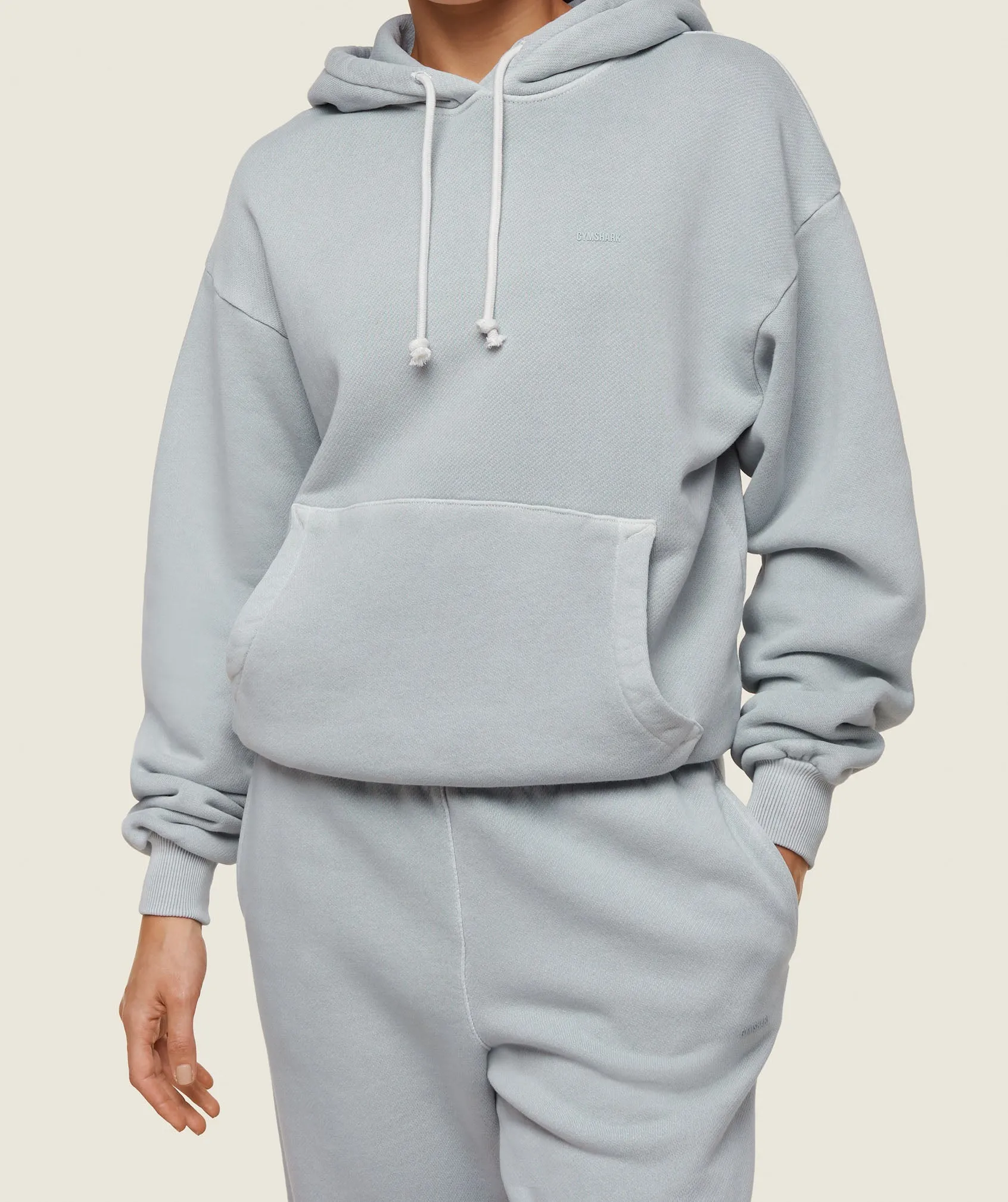 Gymshark everywear Relaxed Hoodie - Ice Grey sold by Gymshark product image thumbnail 4