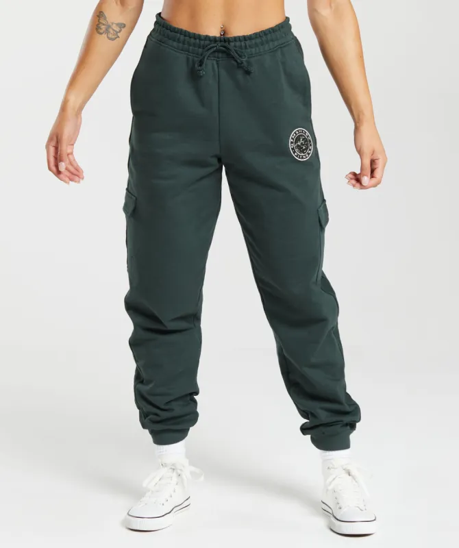 Gymshark Legacy Joggers - Fog  Green sold by Gymshark