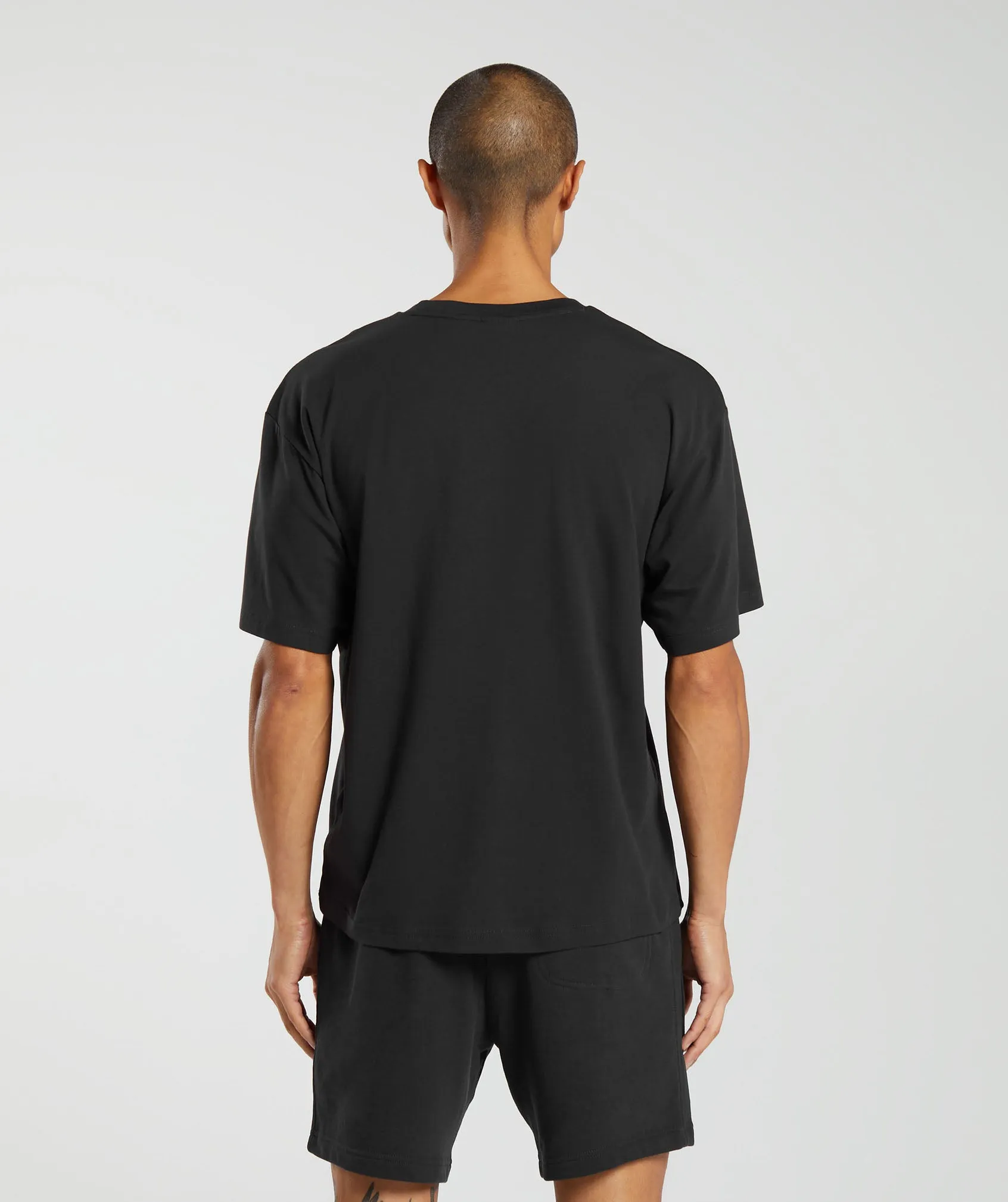 Gymshark Essential Oversized T-Shirt - Black sold by Gymshark product image thumbnail 2
