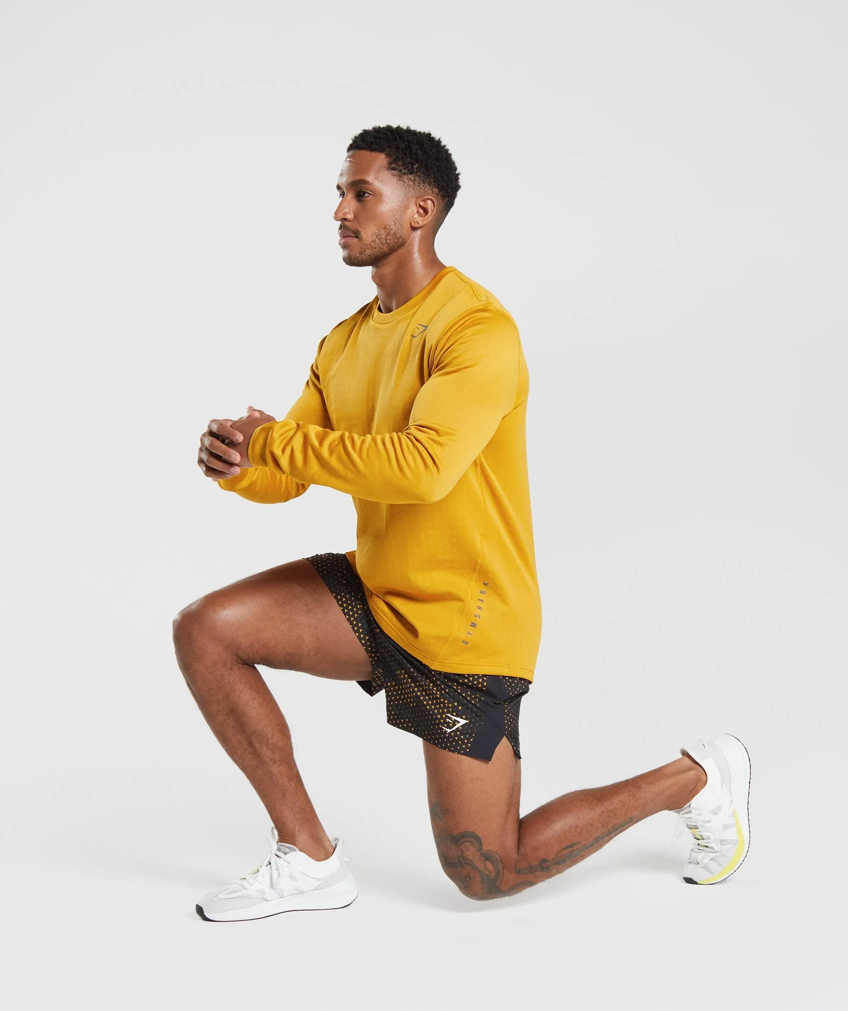 Gymshark Sport 5" Shorts - Turmeric Yellow Print sold by Gymshark product image thumbnail 4