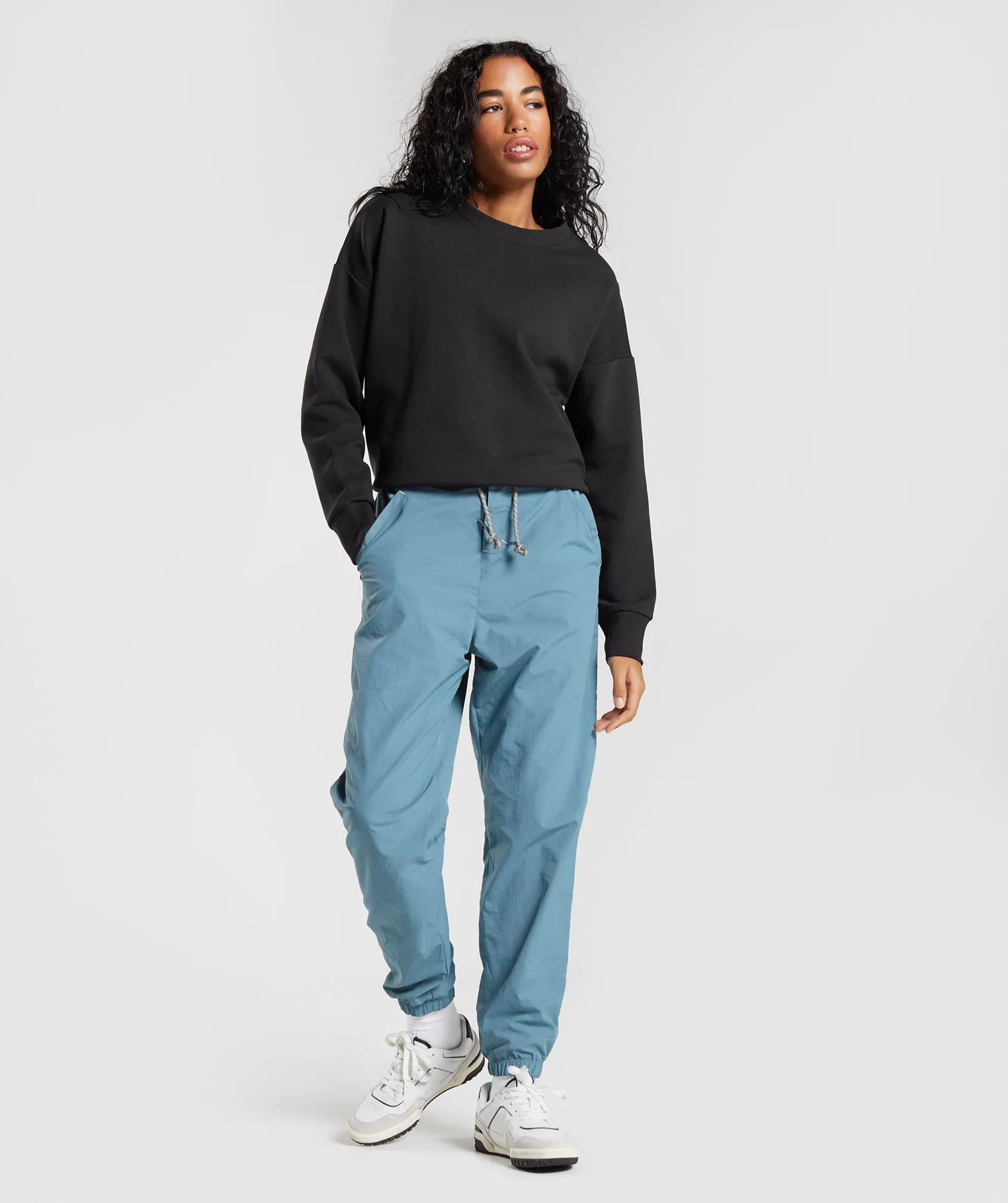 Gymshark Retake Sweat Crew - Black sold by Gymshark product image thumbnail 5