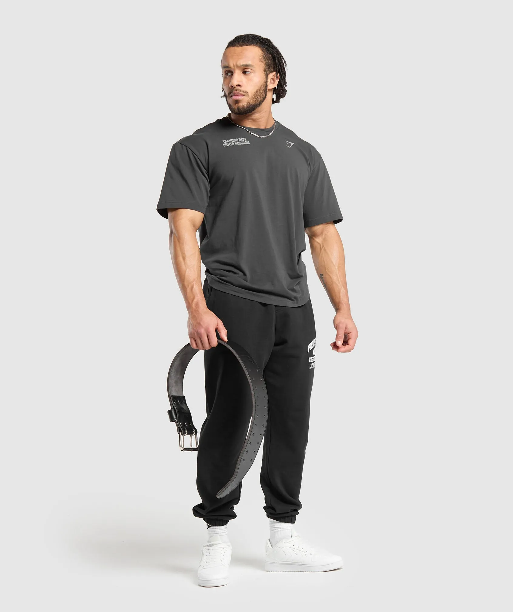 Gymshark Training Dept. UK T-Shirt - Asphalt Grey sold by Gymshark product image thumbnail 4