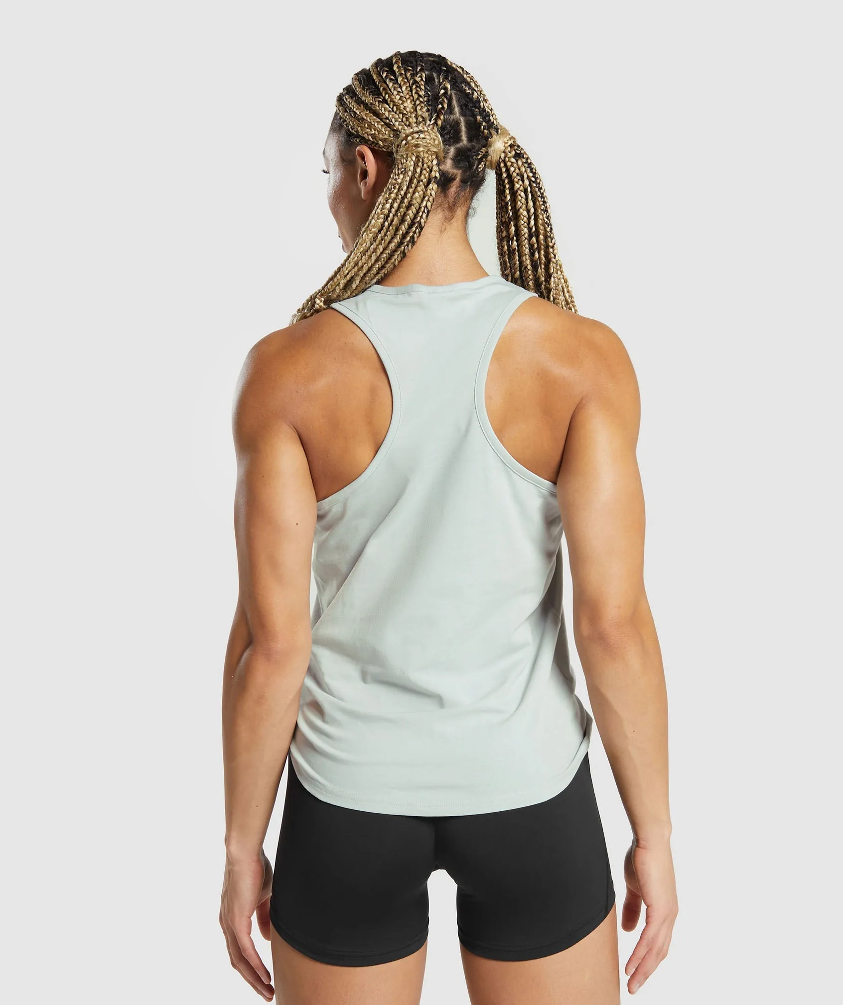 Gymshark Training Cotton Tank - Light Grey sold by Gymshark product image thumbnail 2