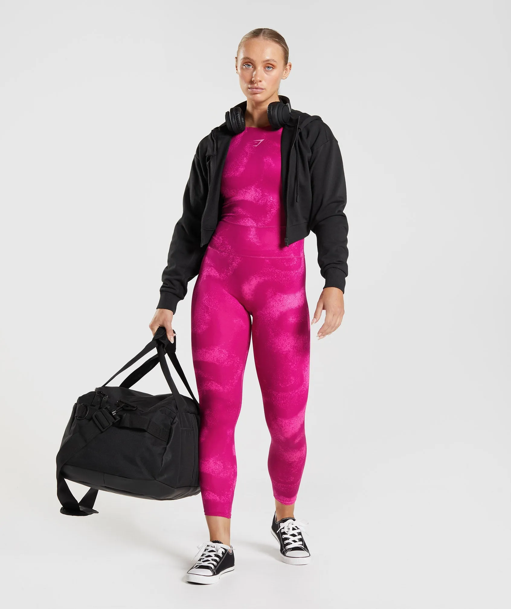 GS Power Full Length All In One - Magenta Pink Print sold by Gymshark product image thumbnail 4