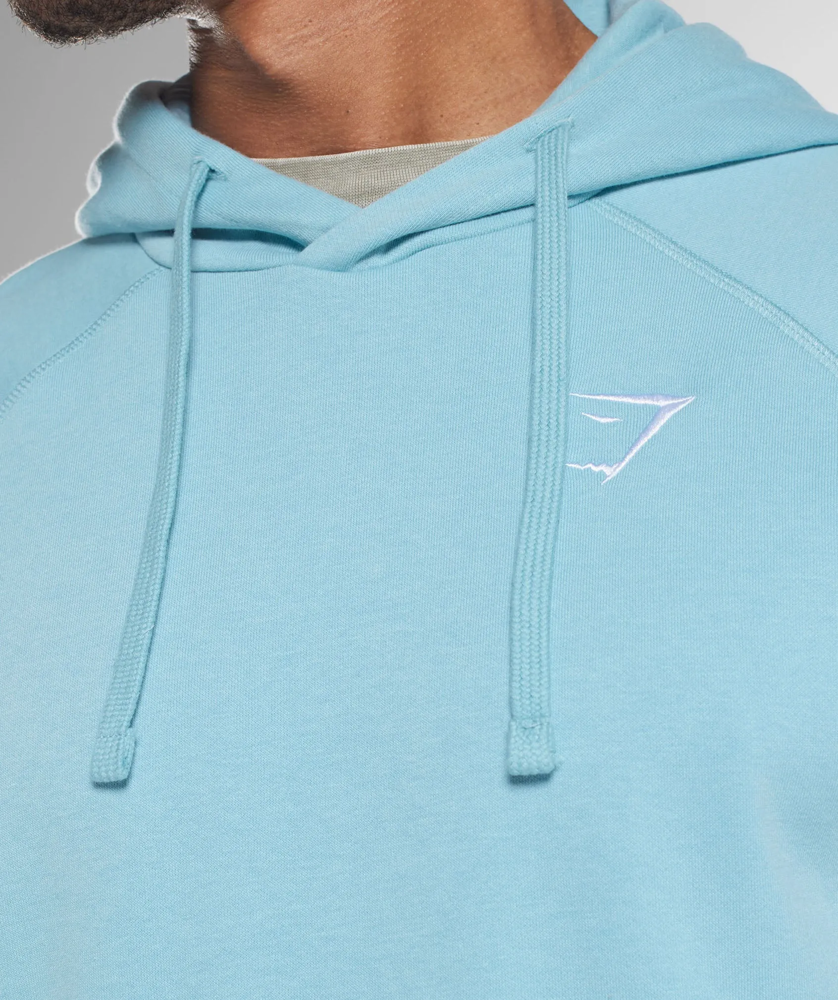Gymshark Crest Hoodie - Iceberg Blue sold by Gymshark product image thumbnail 5