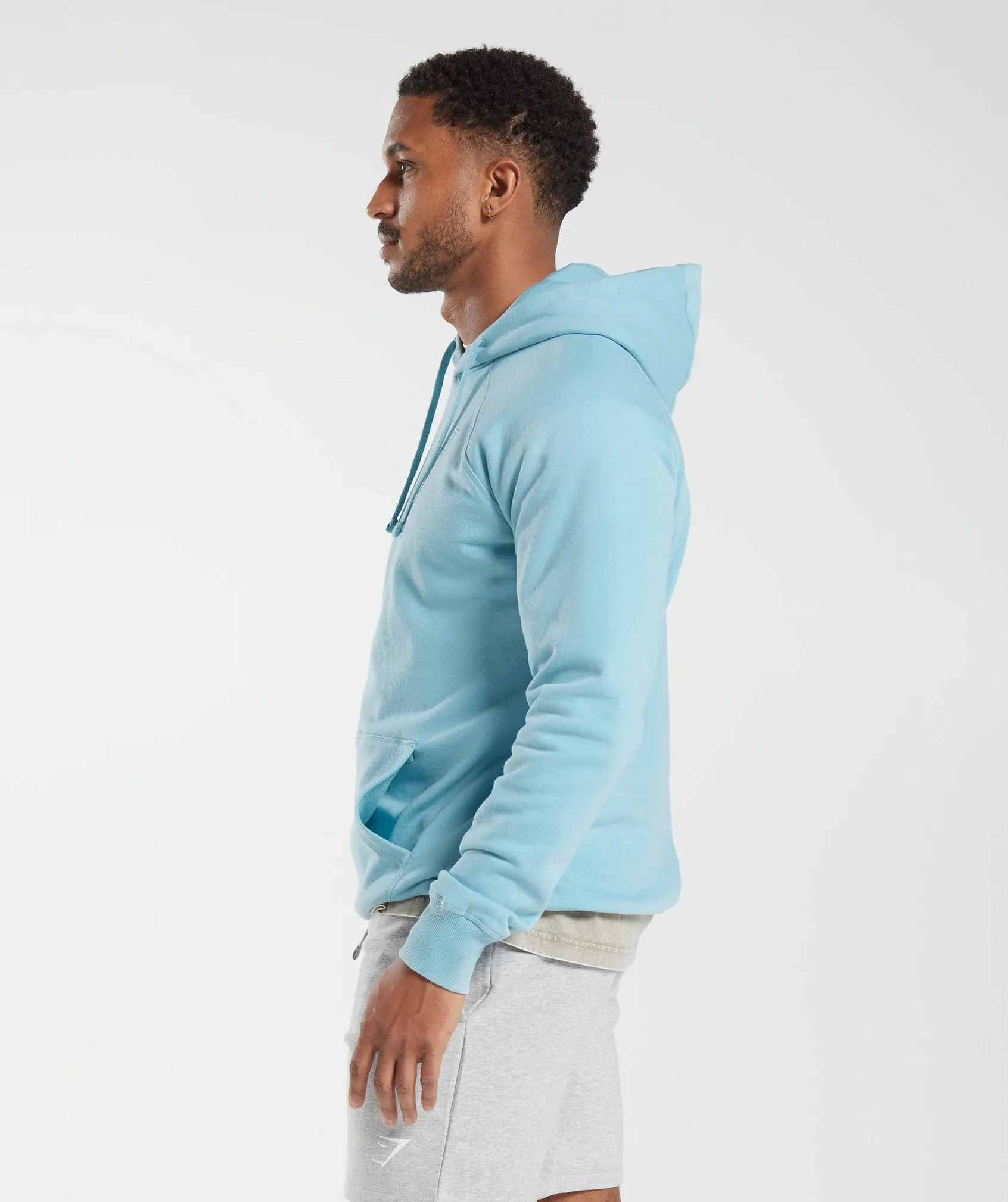Gymshark Crest Hoodie - Iceberg Blue sold by Gymshark product image thumbnail 3