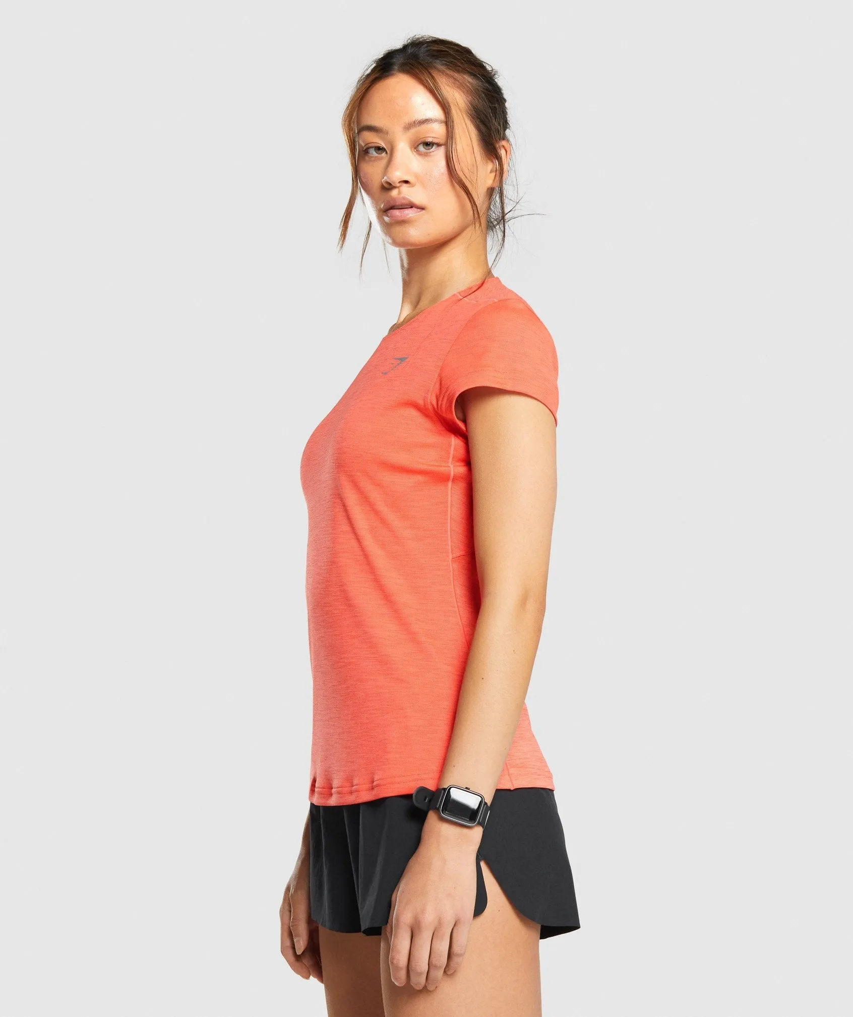 Gymshark Speed T-Shirt - Orange Marl sold by Gymshark product image thumbnail 3