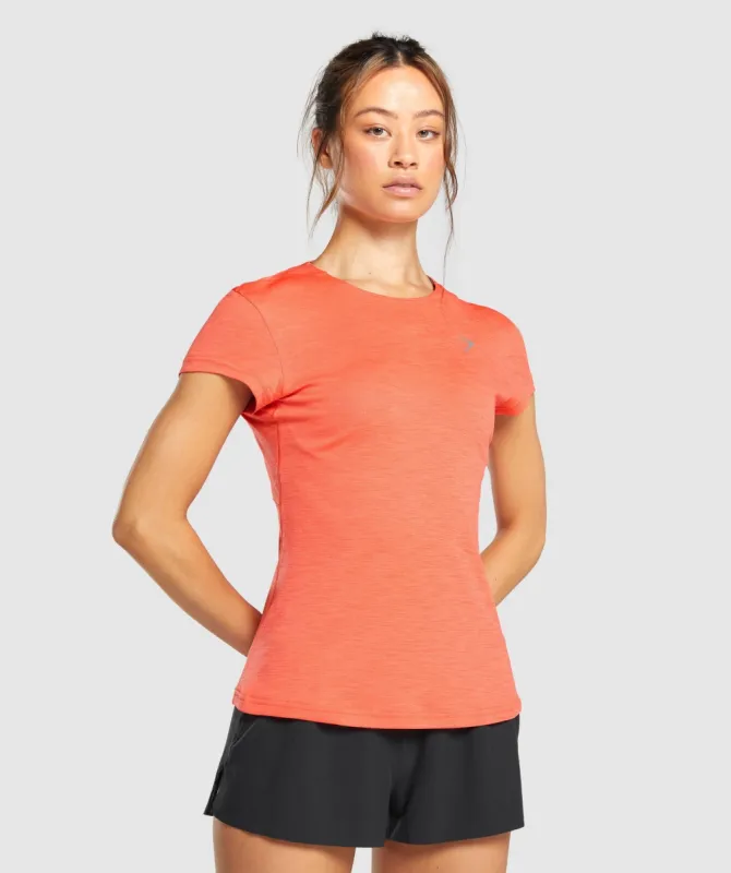 Gymshark Speed T-Shirt - Orange Marl sold by Gymshark