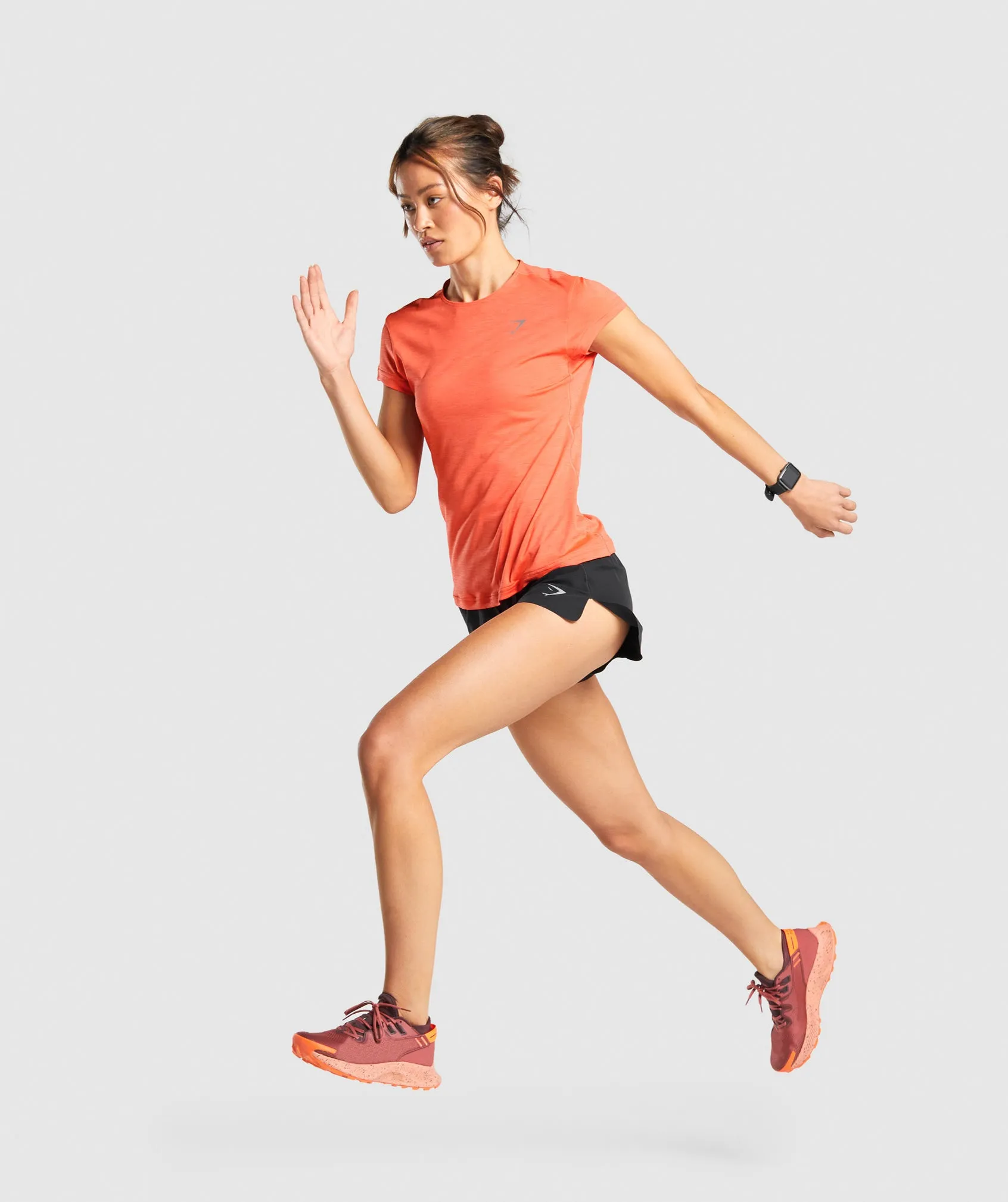 Gymshark Speed T-Shirt - Orange Marl sold by Gymshark product image thumbnail 4