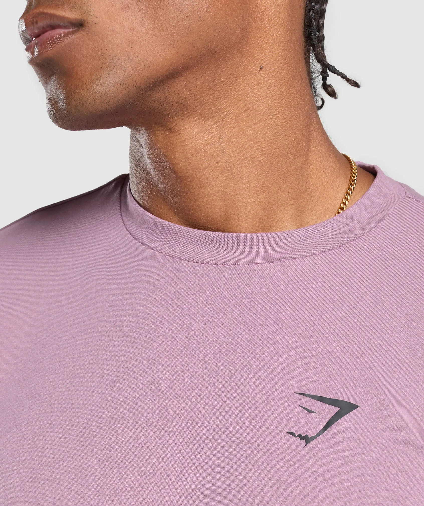 Gymshark Essential Oversized T-Shirt - Soft Purple sold by Gymshark product image thumbnail 5