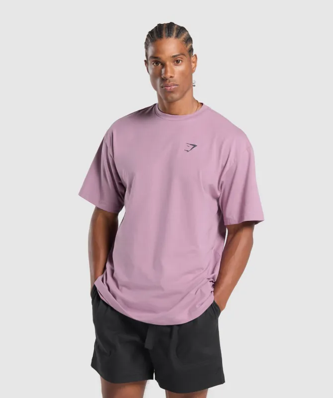 Gymshark Essential Oversized T-Shirt - Soft Purple sold by Gymshark