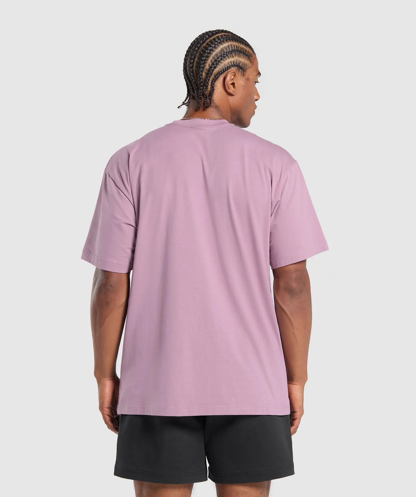 Gymshark Essential Oversized T-Shirt - Soft Purple sold by Gymshark product image thumbnail 2