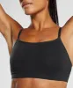 Gymshark Seamless Jacquard Bralette - Black sold by Gymshark