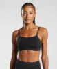 Gymshark Seamless Jacquard Bralette - Black sold by Gymshark