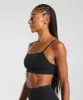 Gymshark Seamless Jacquard Bralette - Black sold by Gymshark