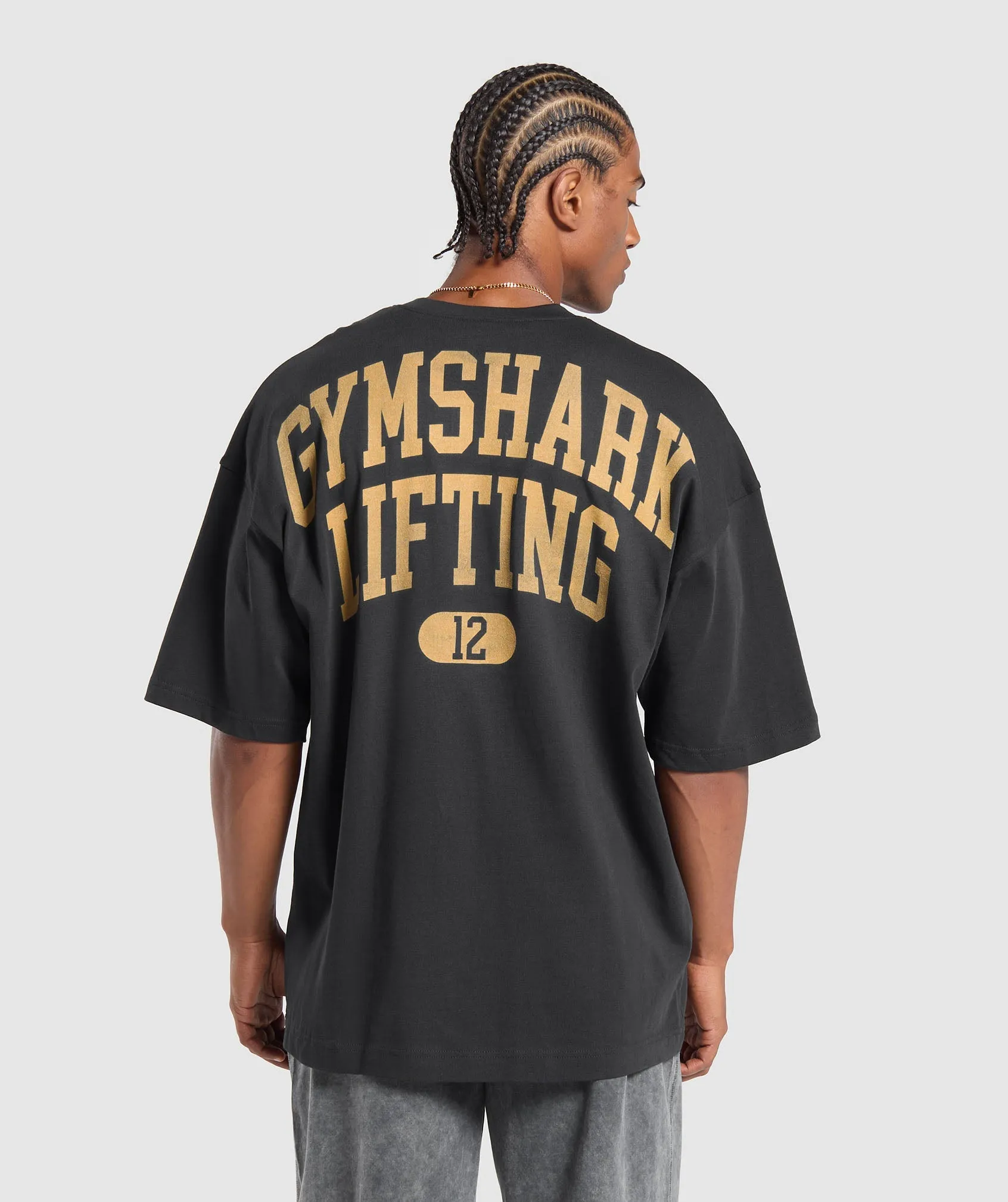Gymshark Lifting 12 T-Shirt - Black sold by Gymshark
