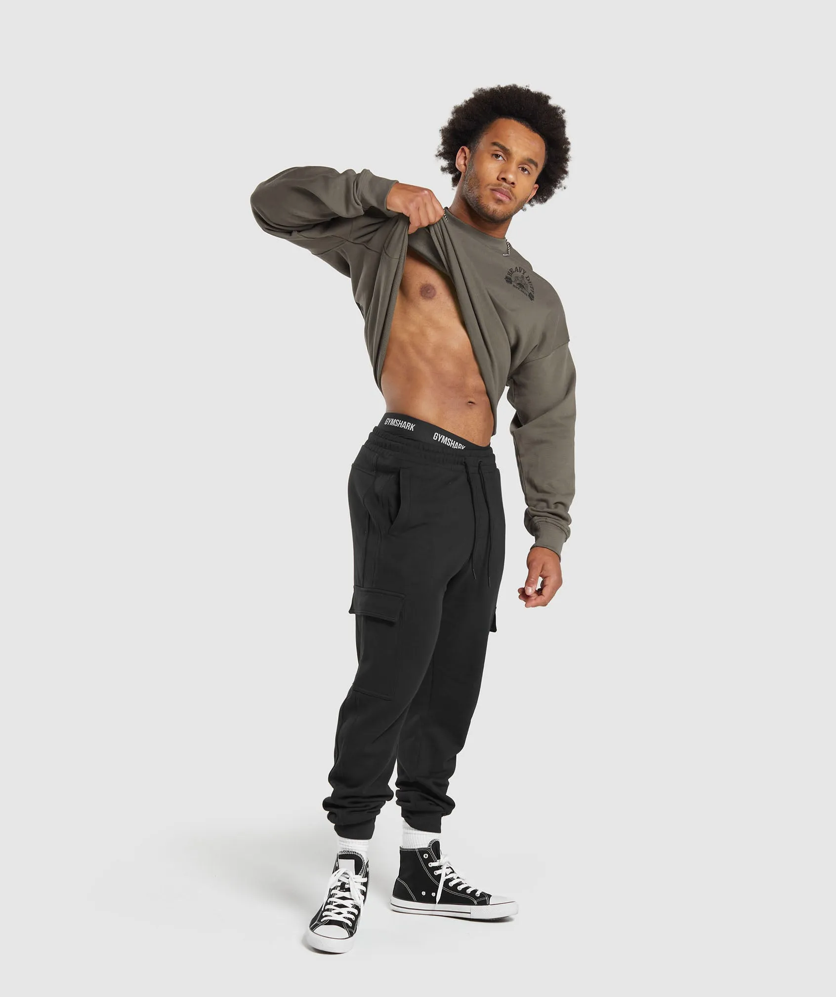 Gymshark Heavy Duty Crew - Camo Brown sold by Gymshark product image thumbnail 4