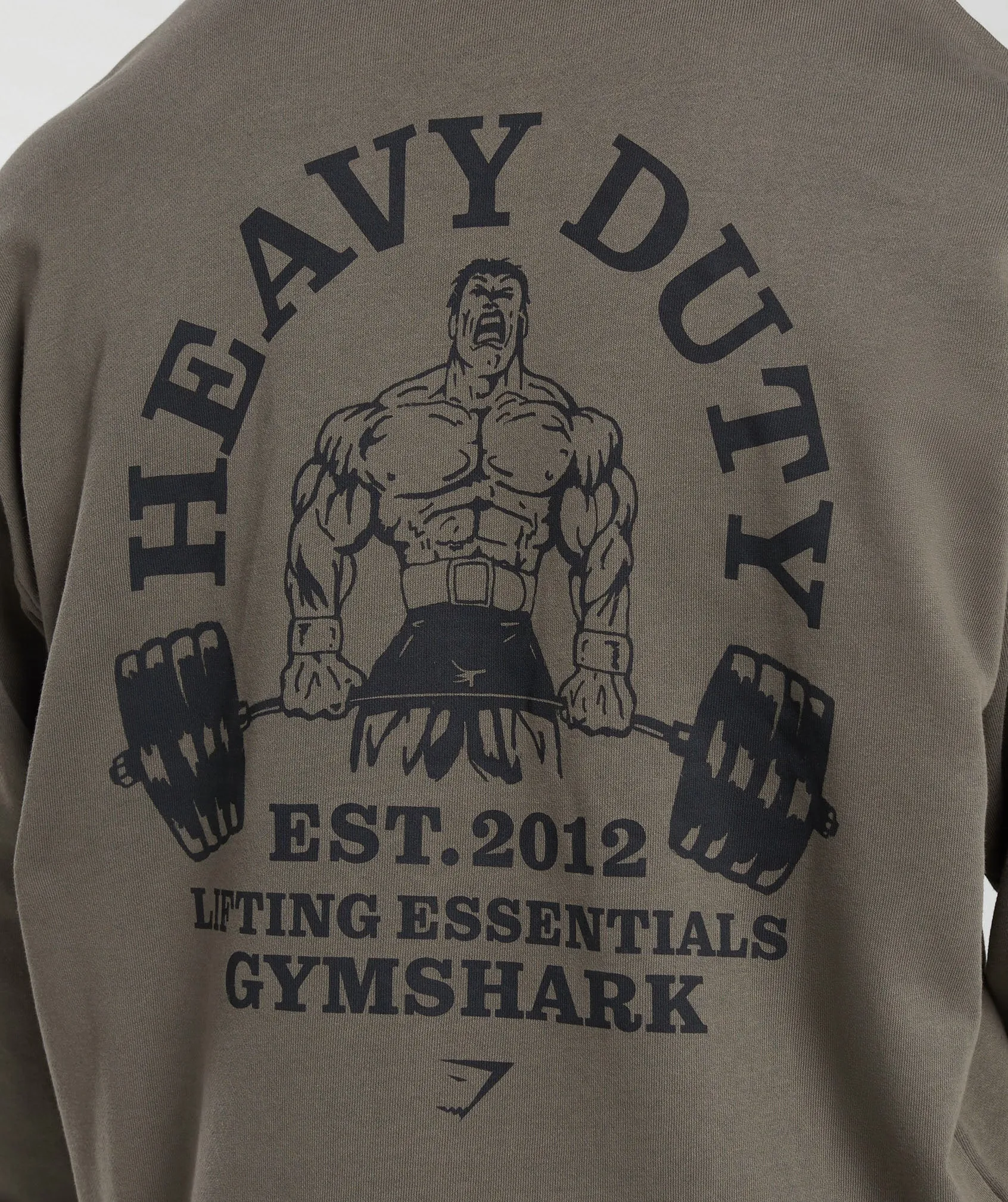 Gymshark Heavy Duty Crew - Camo Brown sold by Gymshark product image thumbnail 5