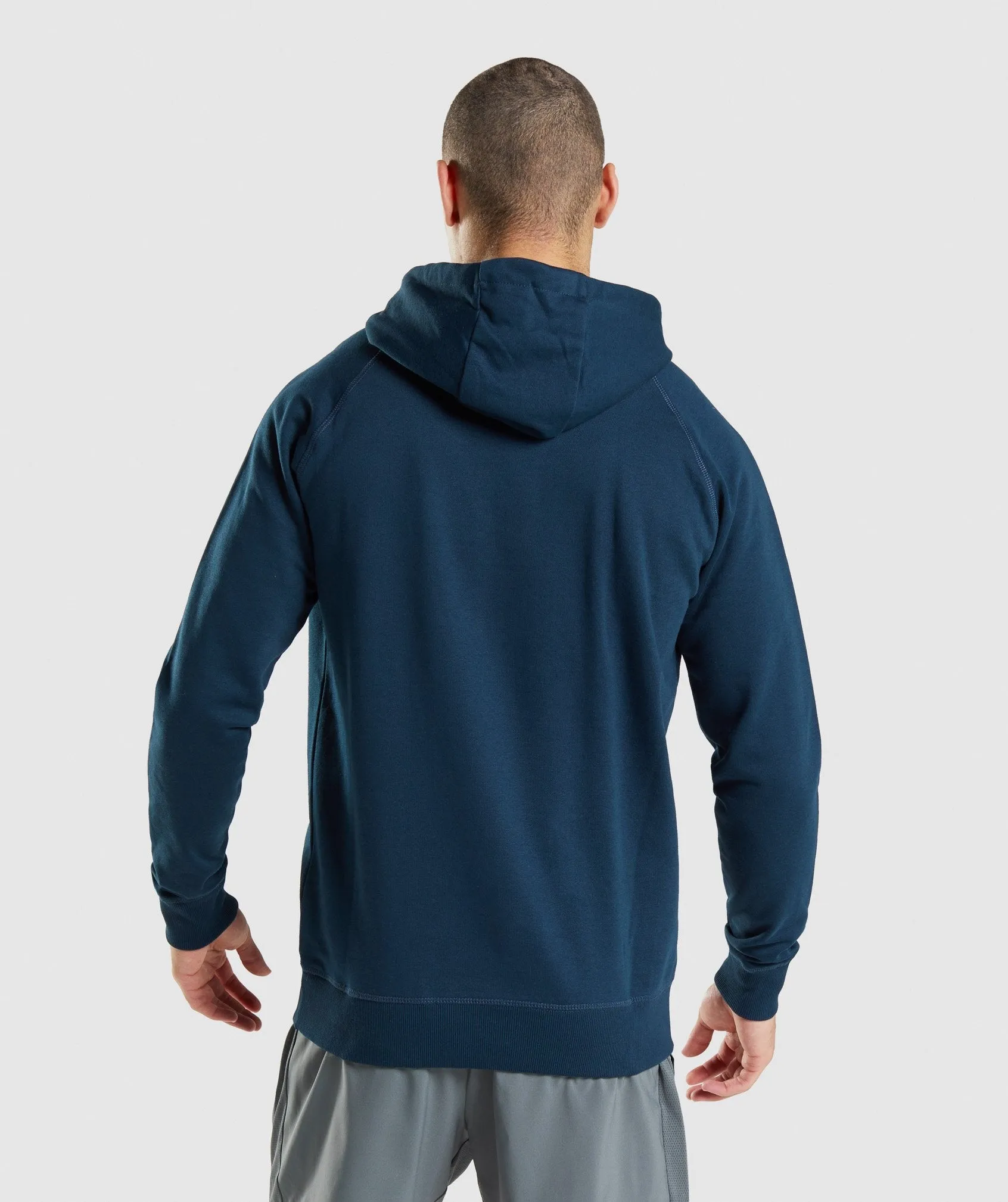 Gymshark Sharkhead Infill Hoodie - Navy sold by Gymshark product image thumbnail 2