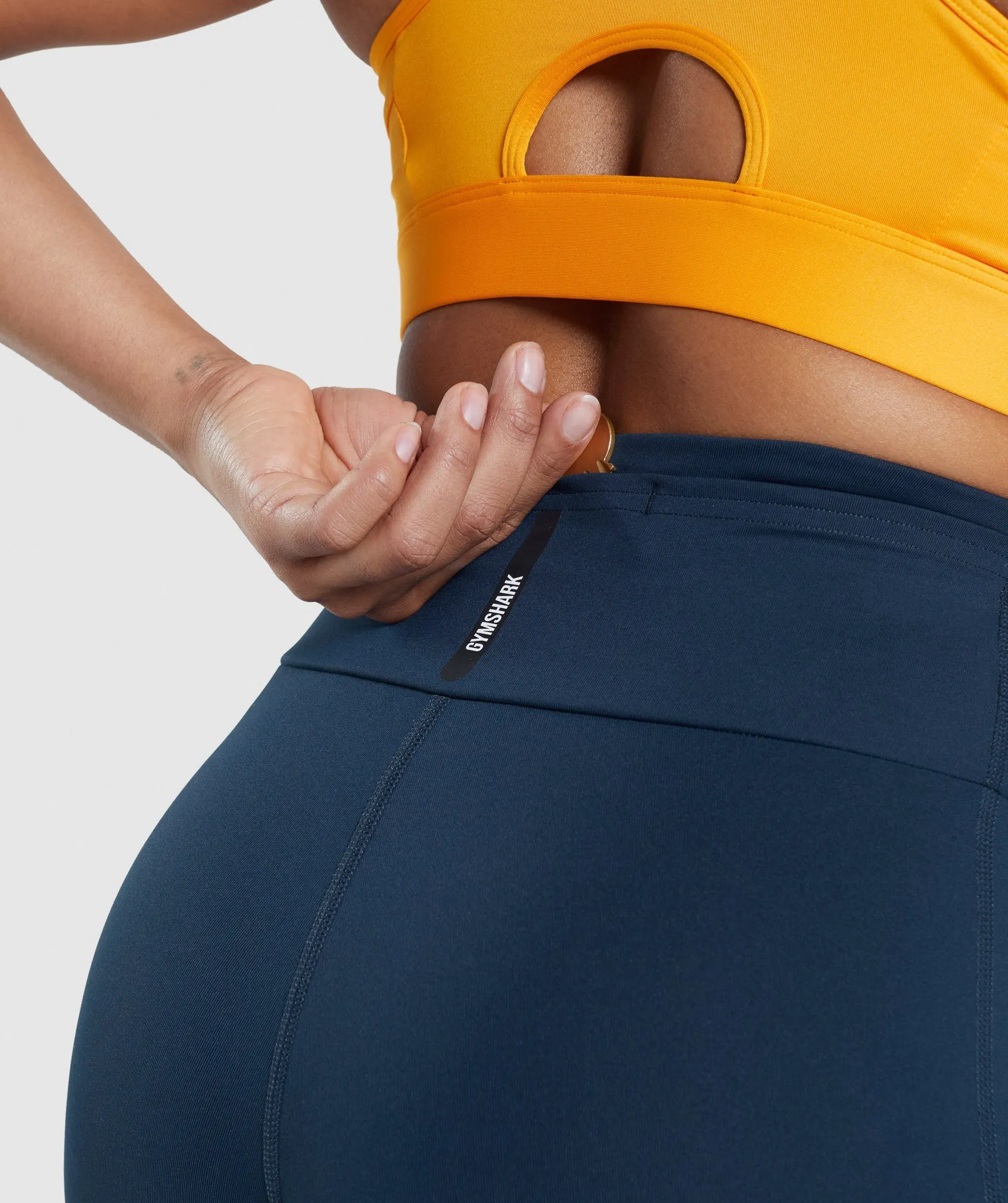 Gymshark Speed Leggings - Navy sold by Gymshark product image thumbnail 5