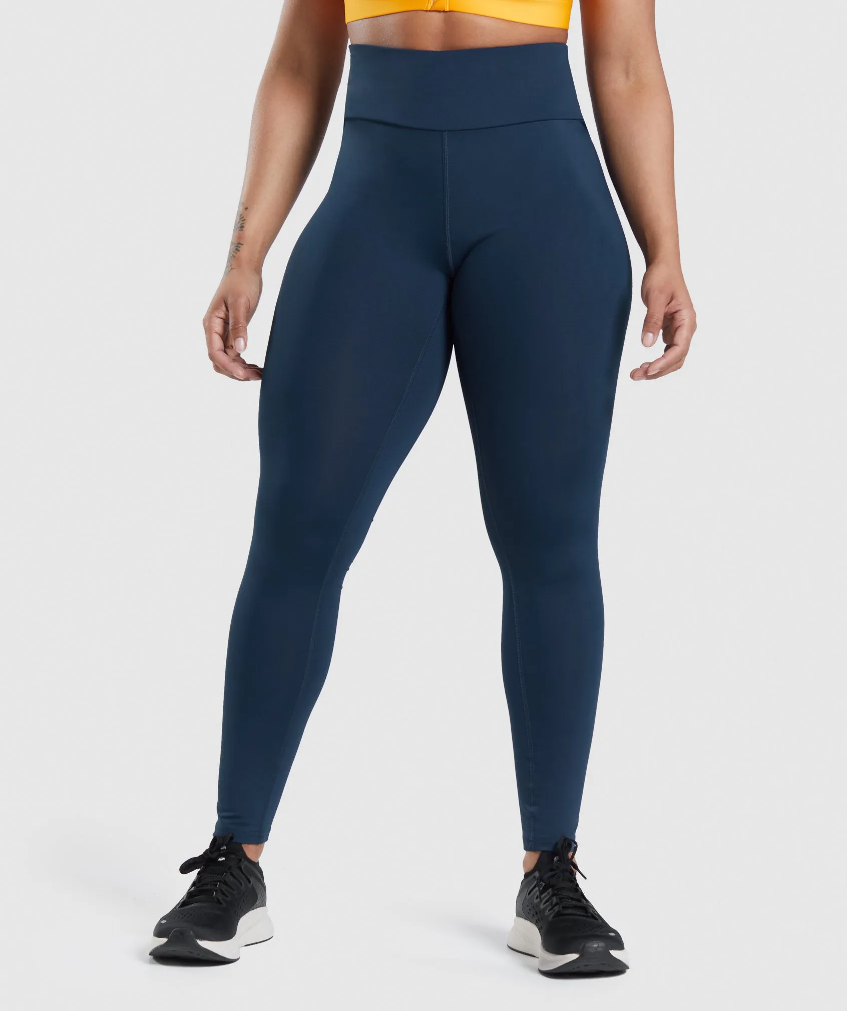 Gymshark Speed Leggings - Navy sold by Gymshark