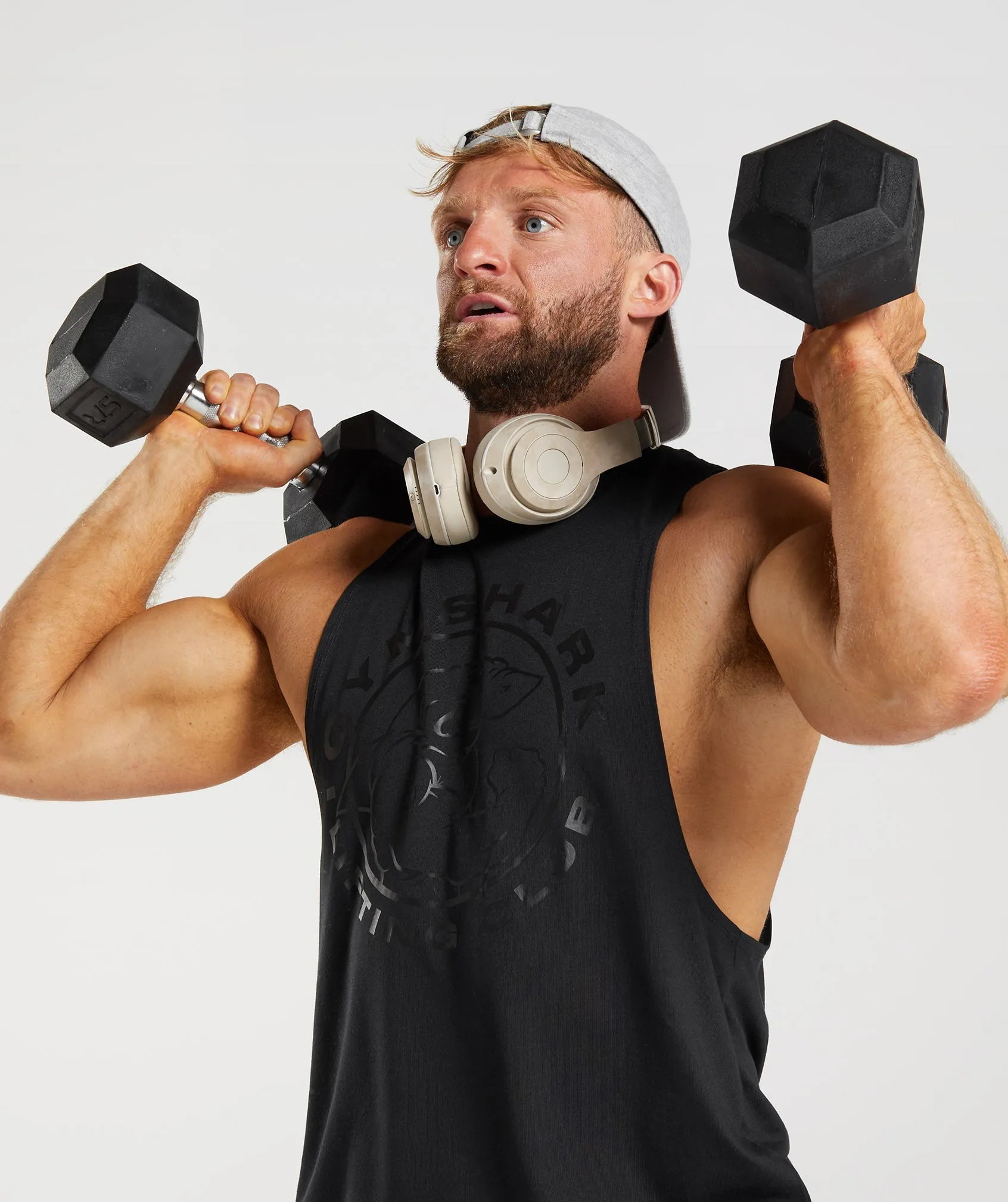 Gymshark Legacy Drop Arm Tank - Black sold by Gymshark product image thumbnail 3