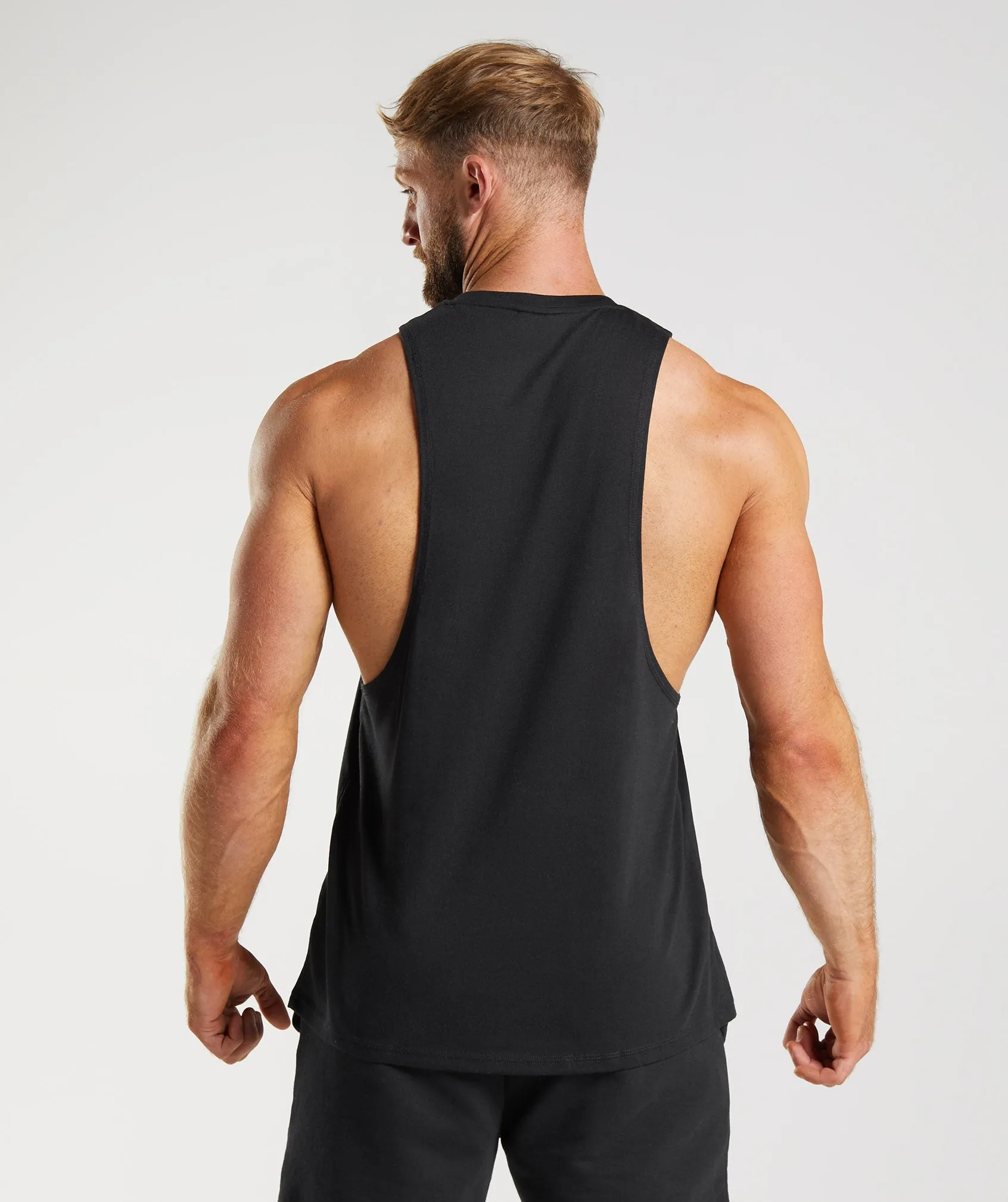 Gymshark Legacy Drop Arm Tank - Black sold by Gymshark product image thumbnail 2