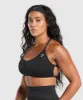Gymshark Adapt Camo Minimal Bra - Black/Asphalt Grey sold by Gymshark