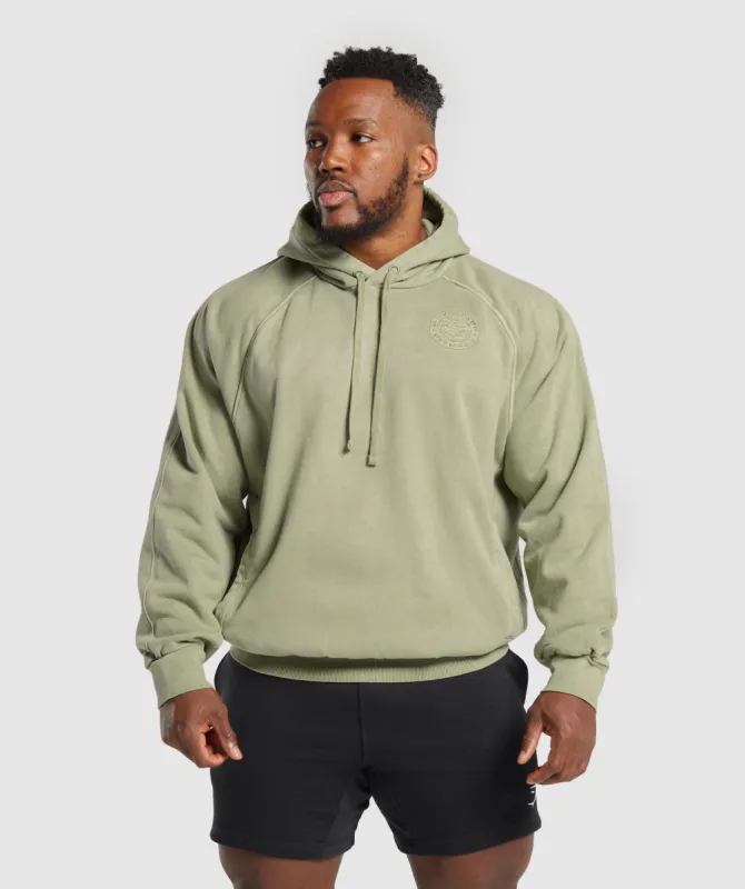 Gymshark Premium Legacy Hoodie - Natural Sage Green sold by Gymshark