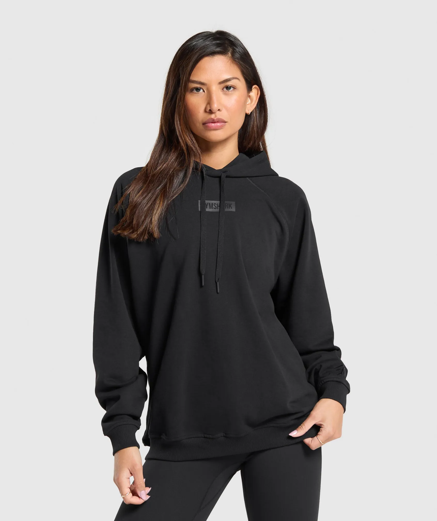 Gymshark Block Oversized Hoodie - Black sold by Gymshark