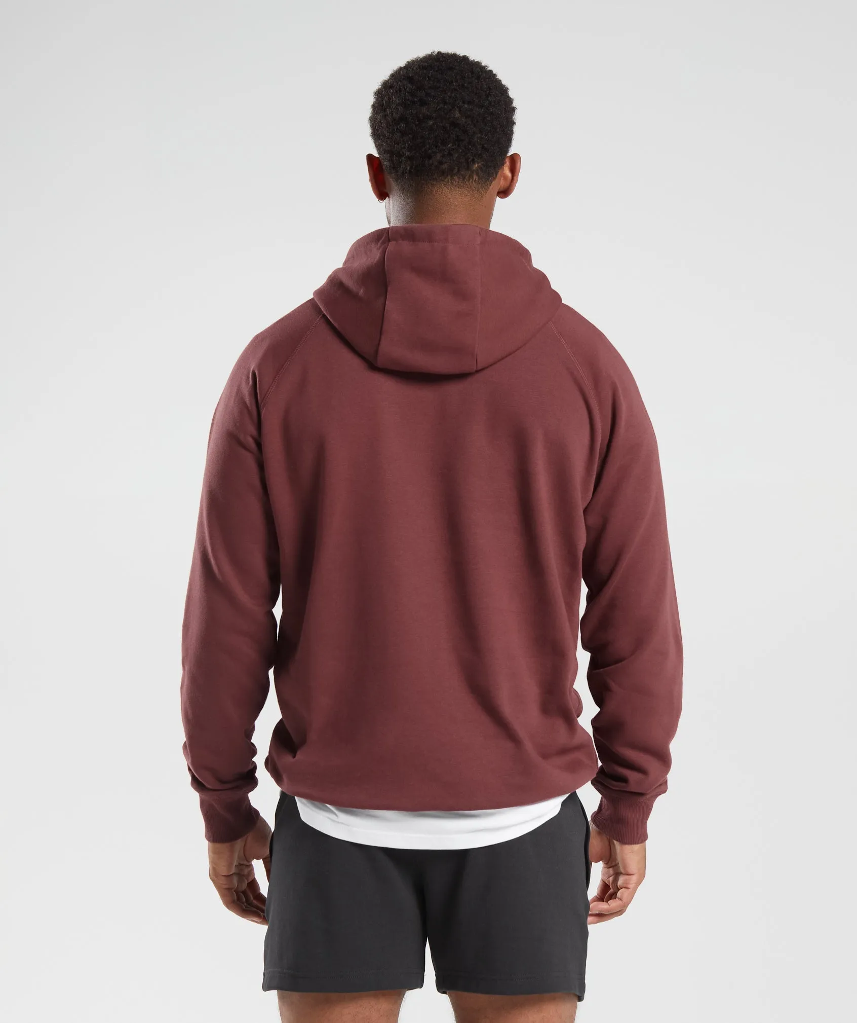 Gymshark Crest Hoodie - Washed Burgundy sold by Gymshark product image thumbnail 2