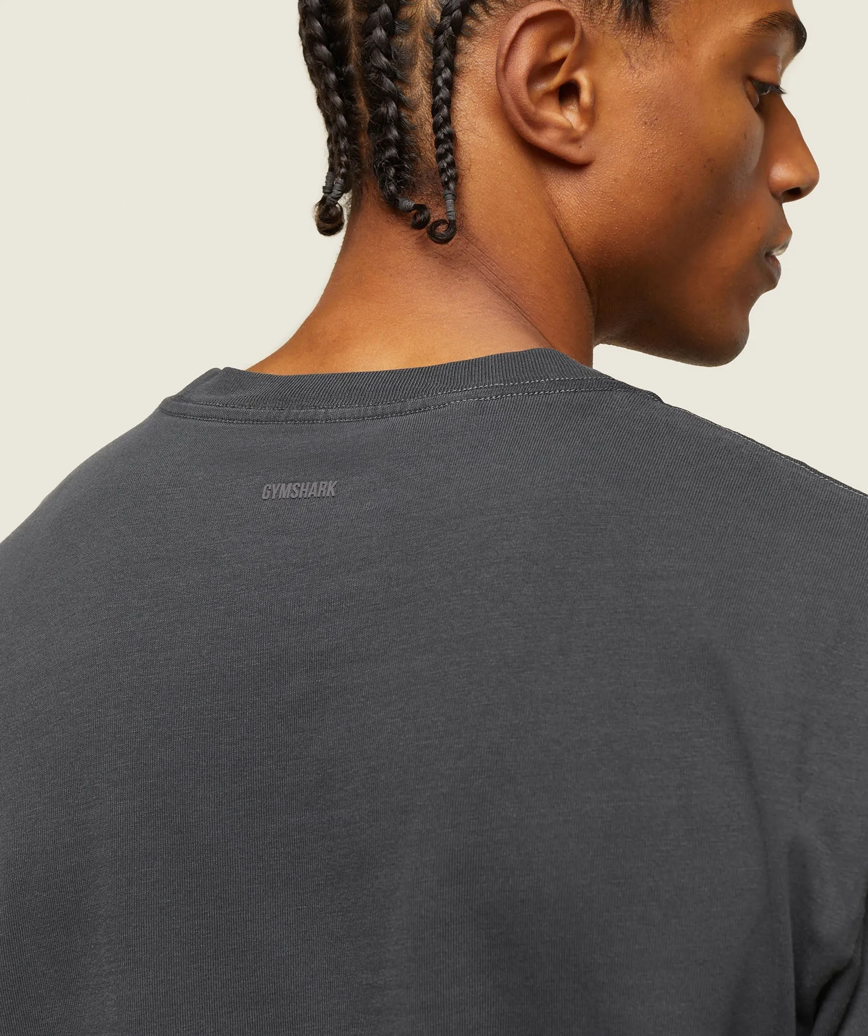 Gymshark everywear Relaxed T-Shirt - Black sold by Gymshark product image thumbnail 4