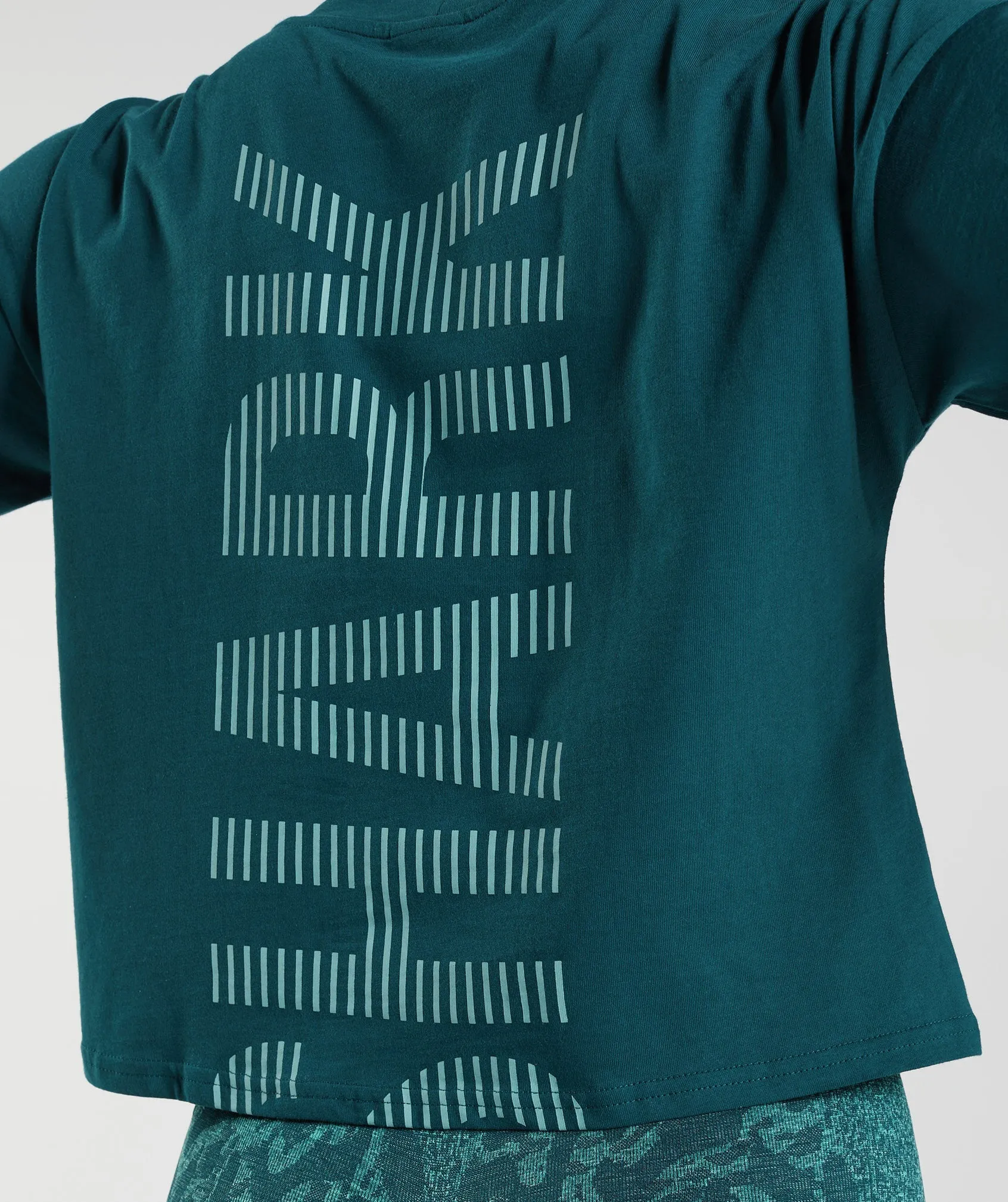 Gymshark 315 Midi T-Shirt - Winter Teal/Pearl Blue sold by Gymshark product image thumbnail 5