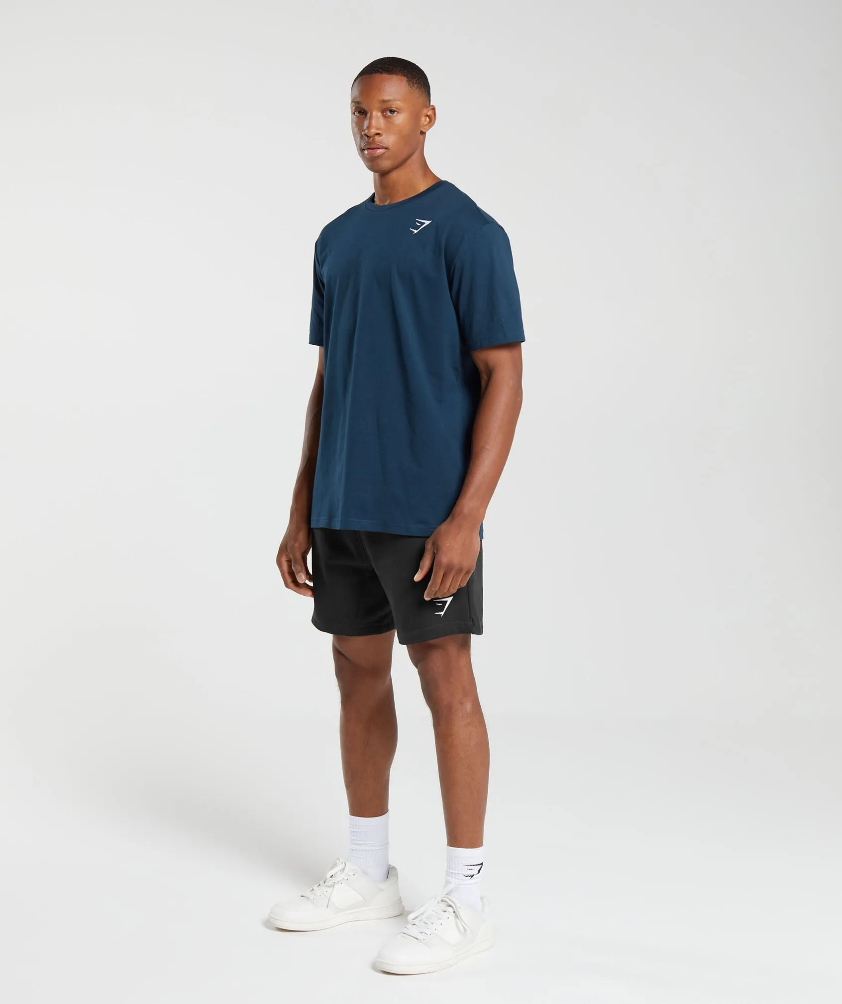 Gymshark Crest T-Shirt - Navy sold by Gymshark product image thumbnail 4