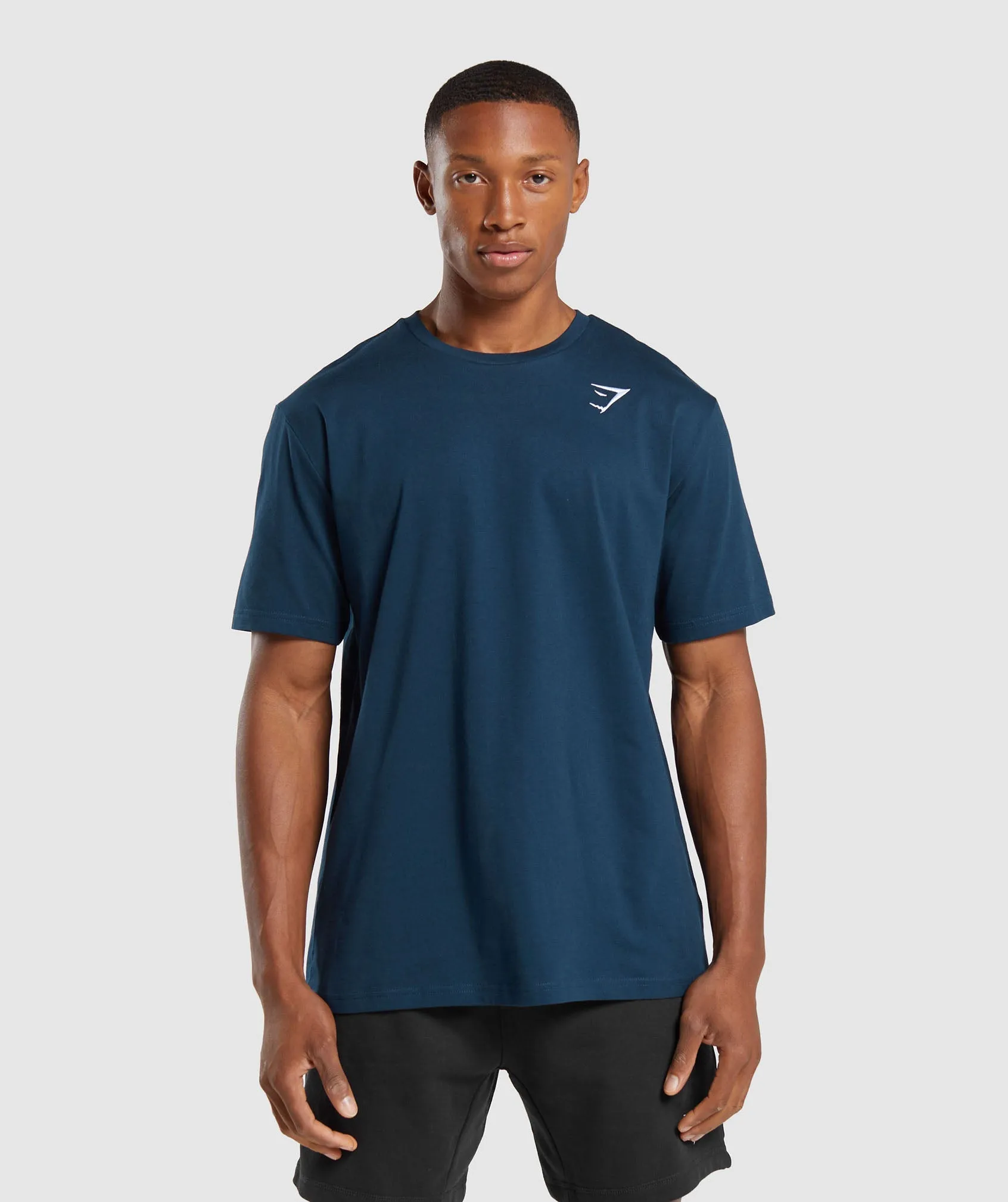 Gymshark Crest T-Shirt - Navy sold by Gymshark