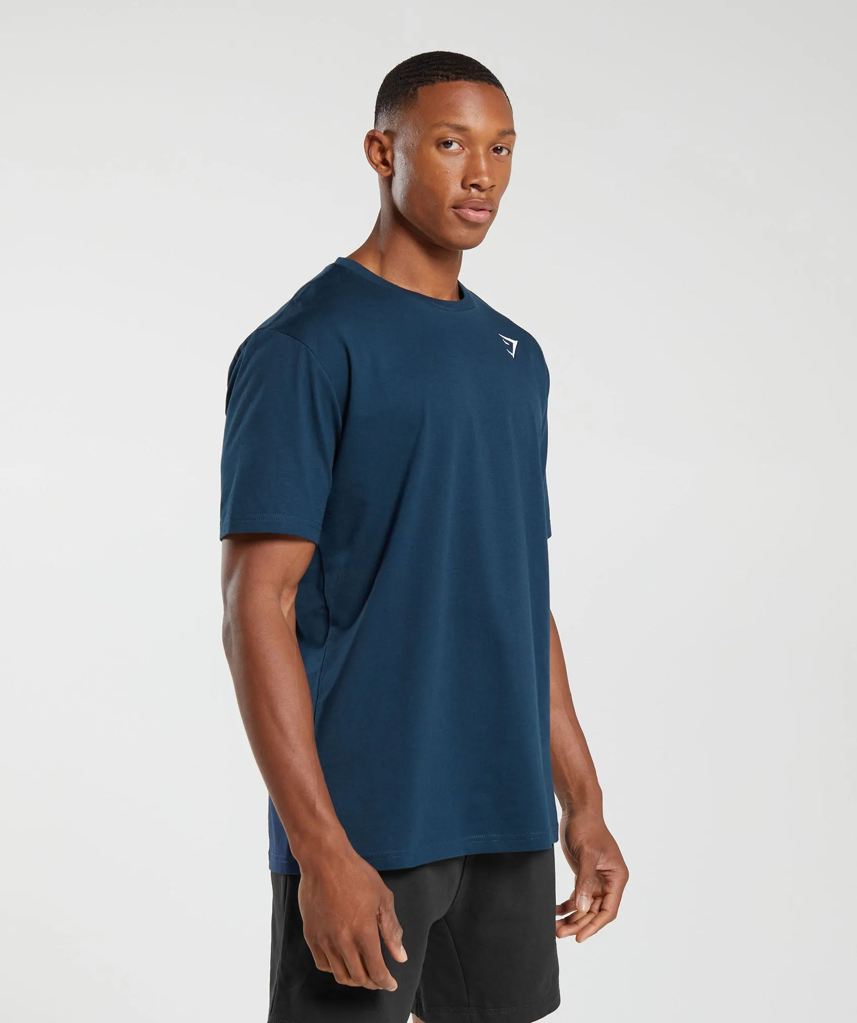 Gymshark Crest T-Shirt - Navy sold by Gymshark product image thumbnail 3