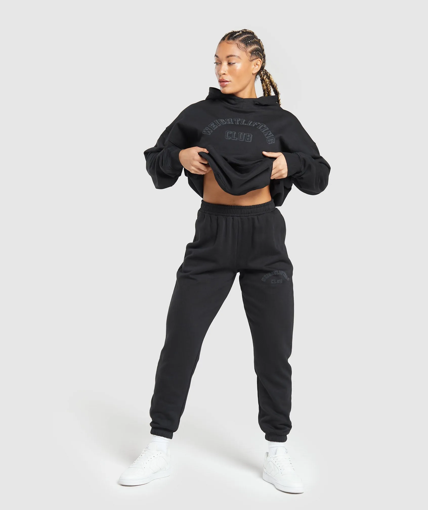 Gymshark Weightlifting Oversized Hoodie - Black sold by Gymshark product image thumbnail 4
