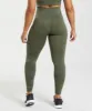 Gymshark Adapt Camo Seamless Leggings - Moss Olive/Core Olive sold by Gymshark