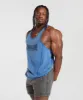 Gymshark Heritage Washed Stringer - Vintage Blue sold by Gymshark