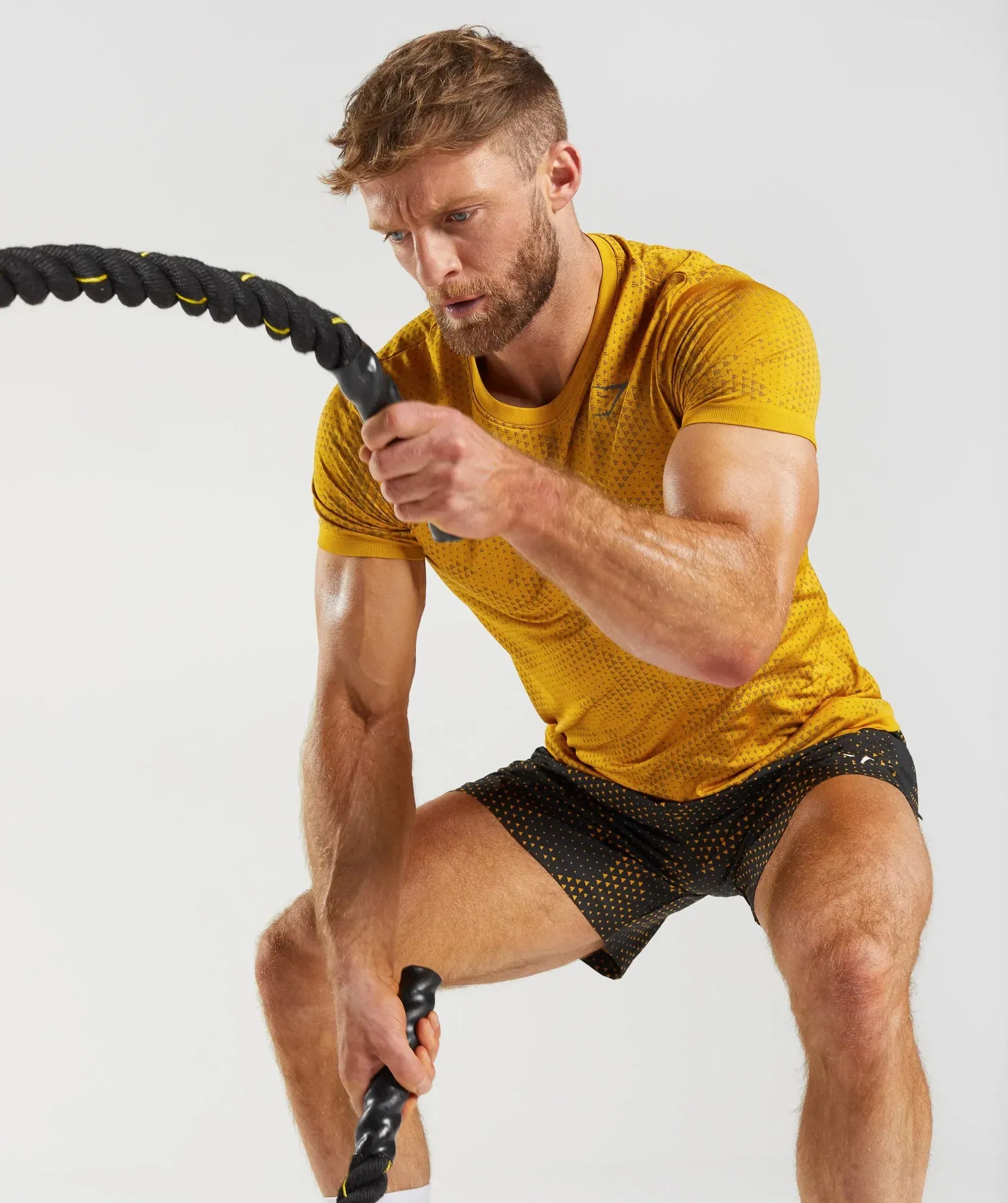 Gymshark Sport Shorts - Turmeric Yellow Print sold by Gymshark product image thumbnail 4