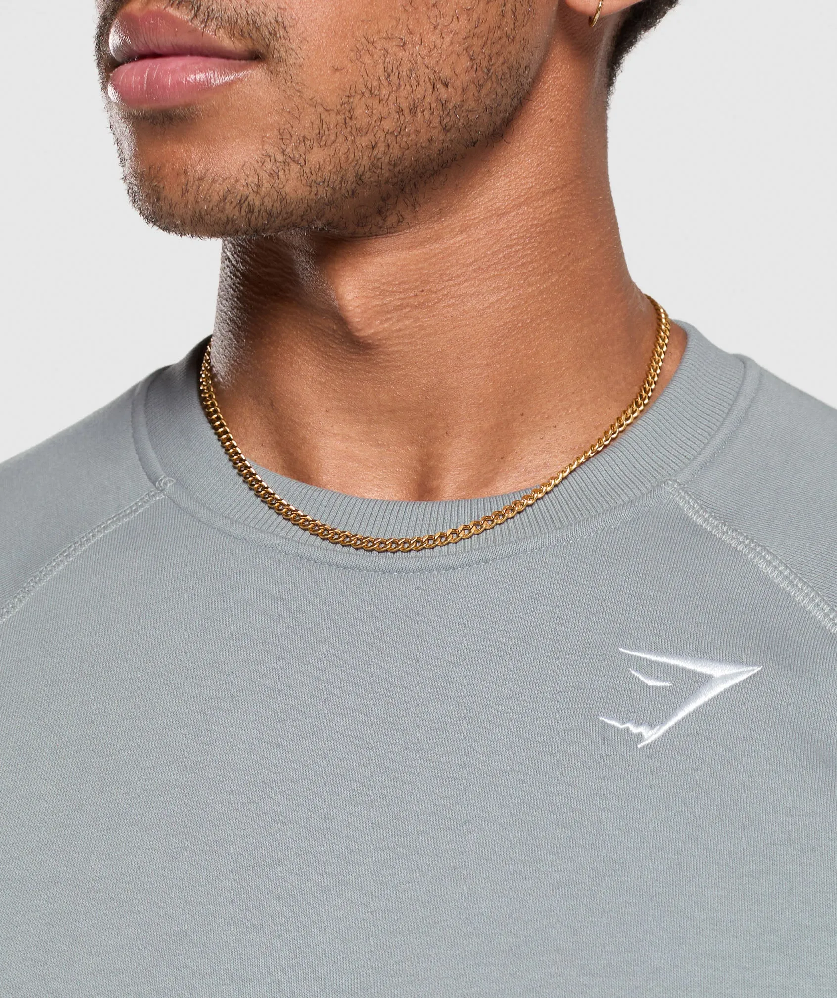Gymshark Crest Crew - Denim Grey sold by Gymshark product image thumbnail 5