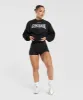 Gymshark Lifting Essentials Graphic Oversized Sweatshirt - Black sold by Gymshark
