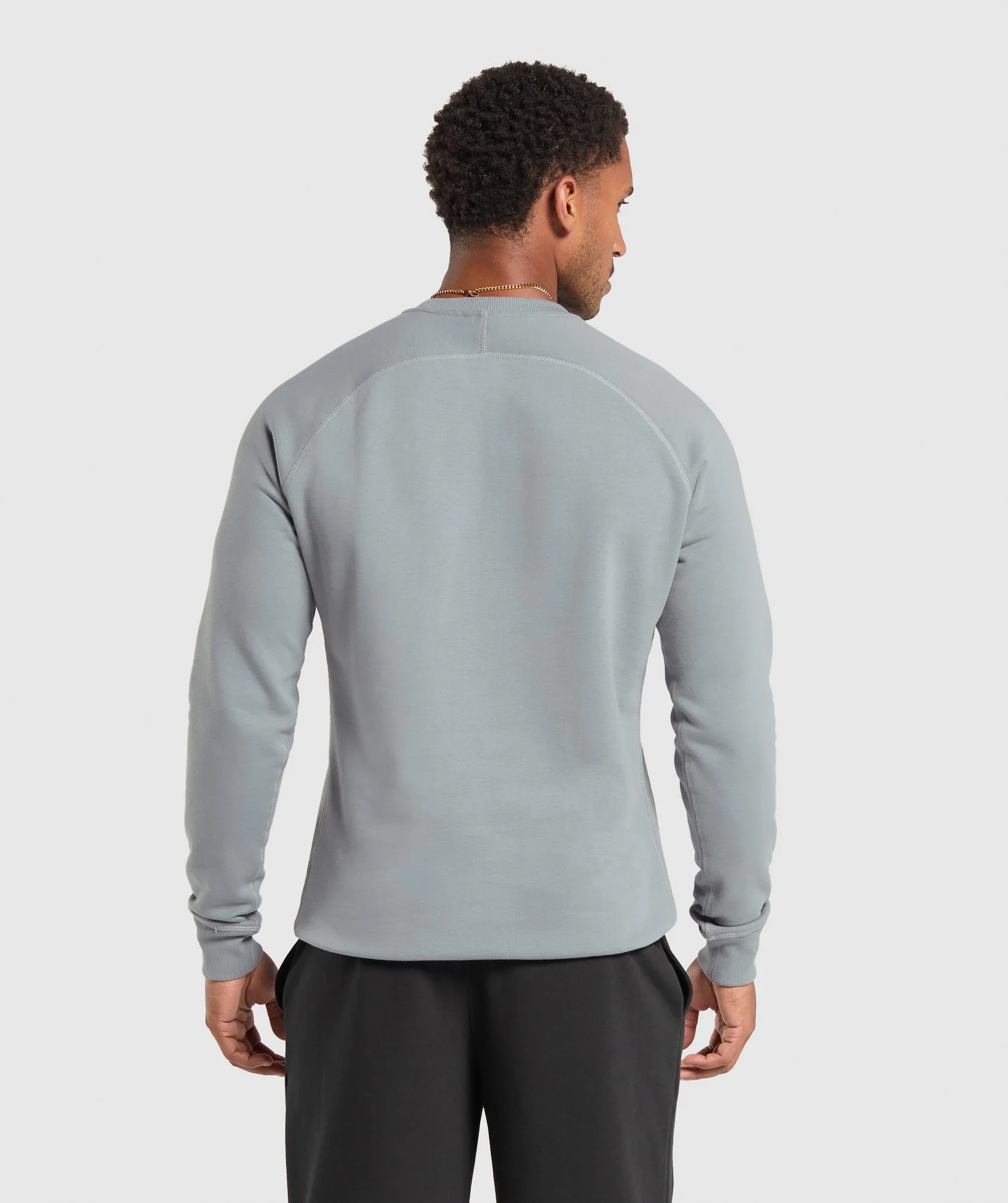 Gymshark Crest Crew - Denim Grey sold by Gymshark product image thumbnail 2