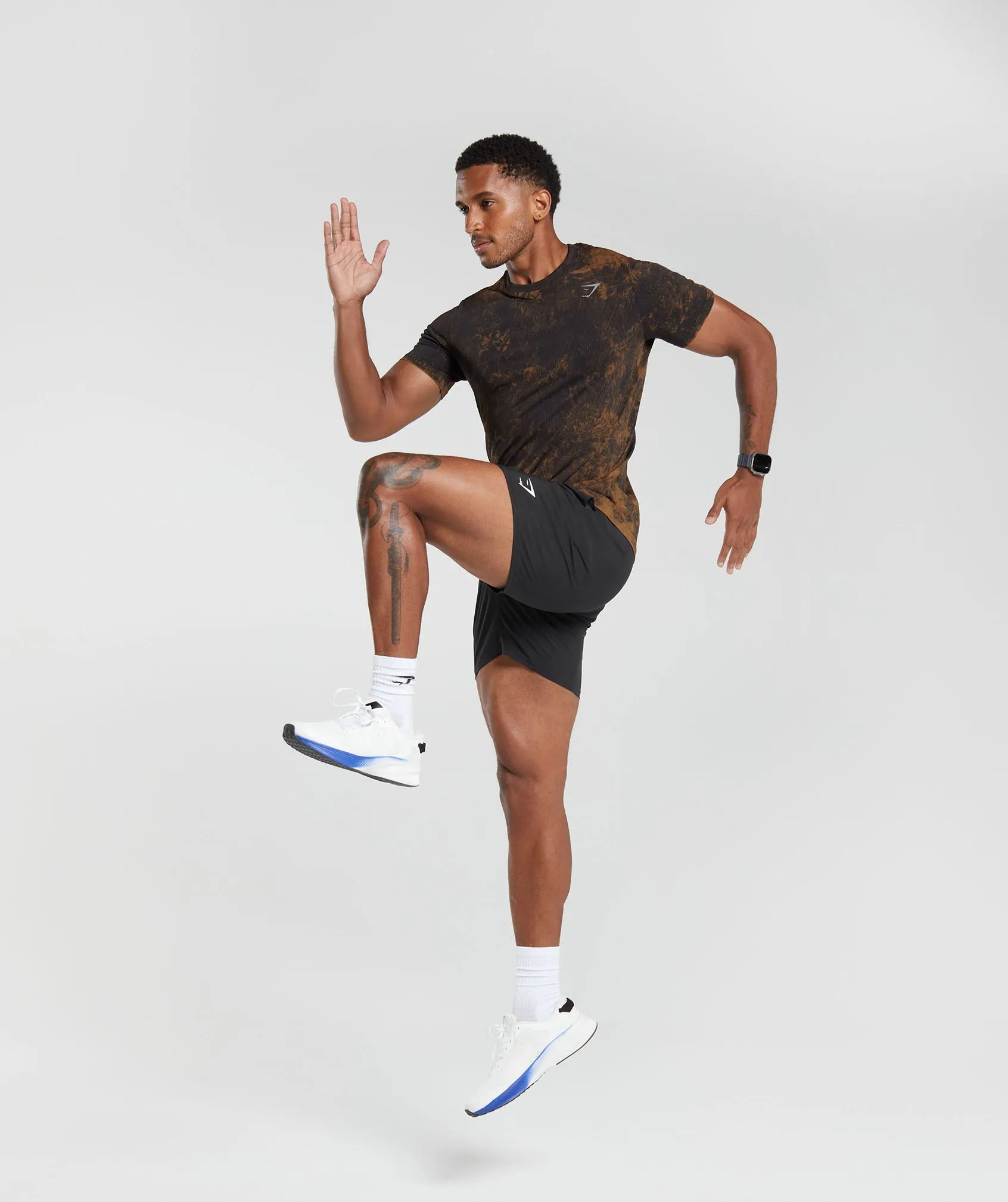 Gymshark Washed Seamless T-Shirt - Black sold by Gymshark product image thumbnail 4