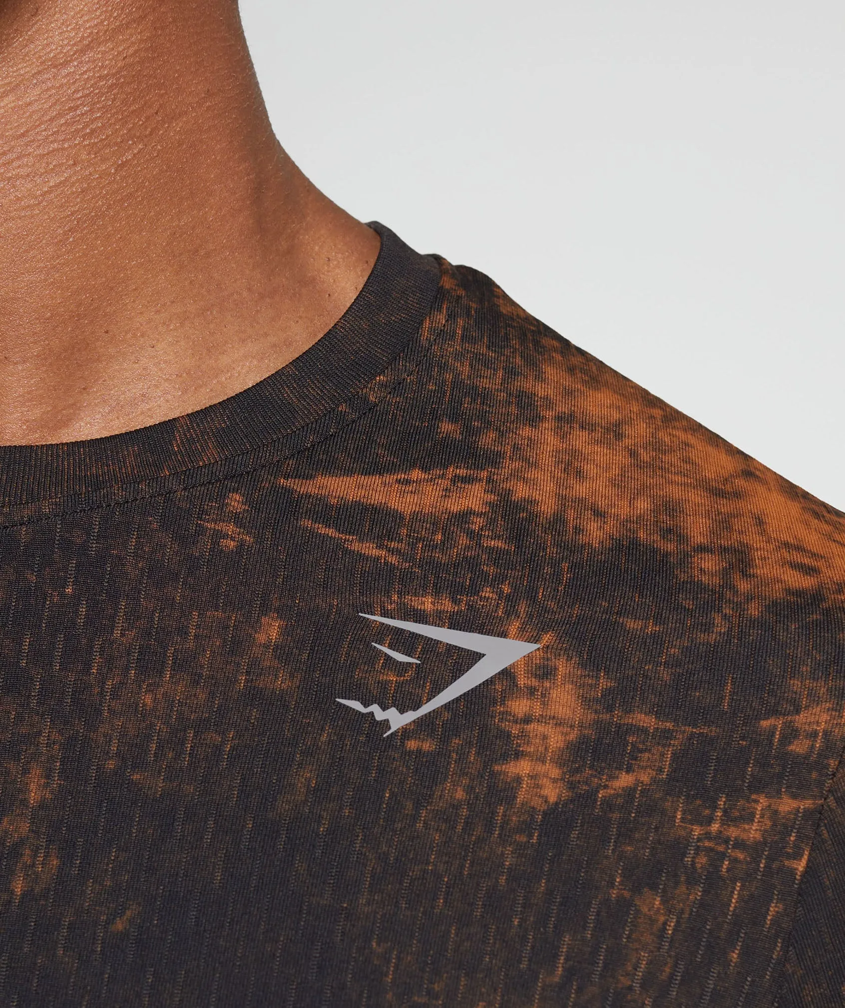 Gymshark Washed Seamless T-Shirt - Black sold by Gymshark product image thumbnail 5