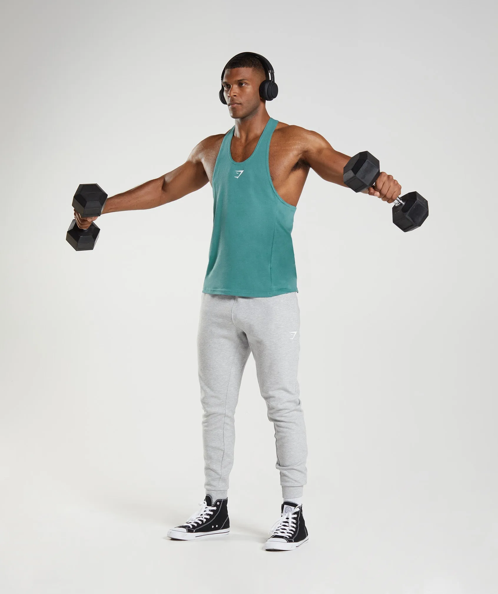 Gymshark React Stringer - Slate Blue sold by Gymshark product image thumbnail 4