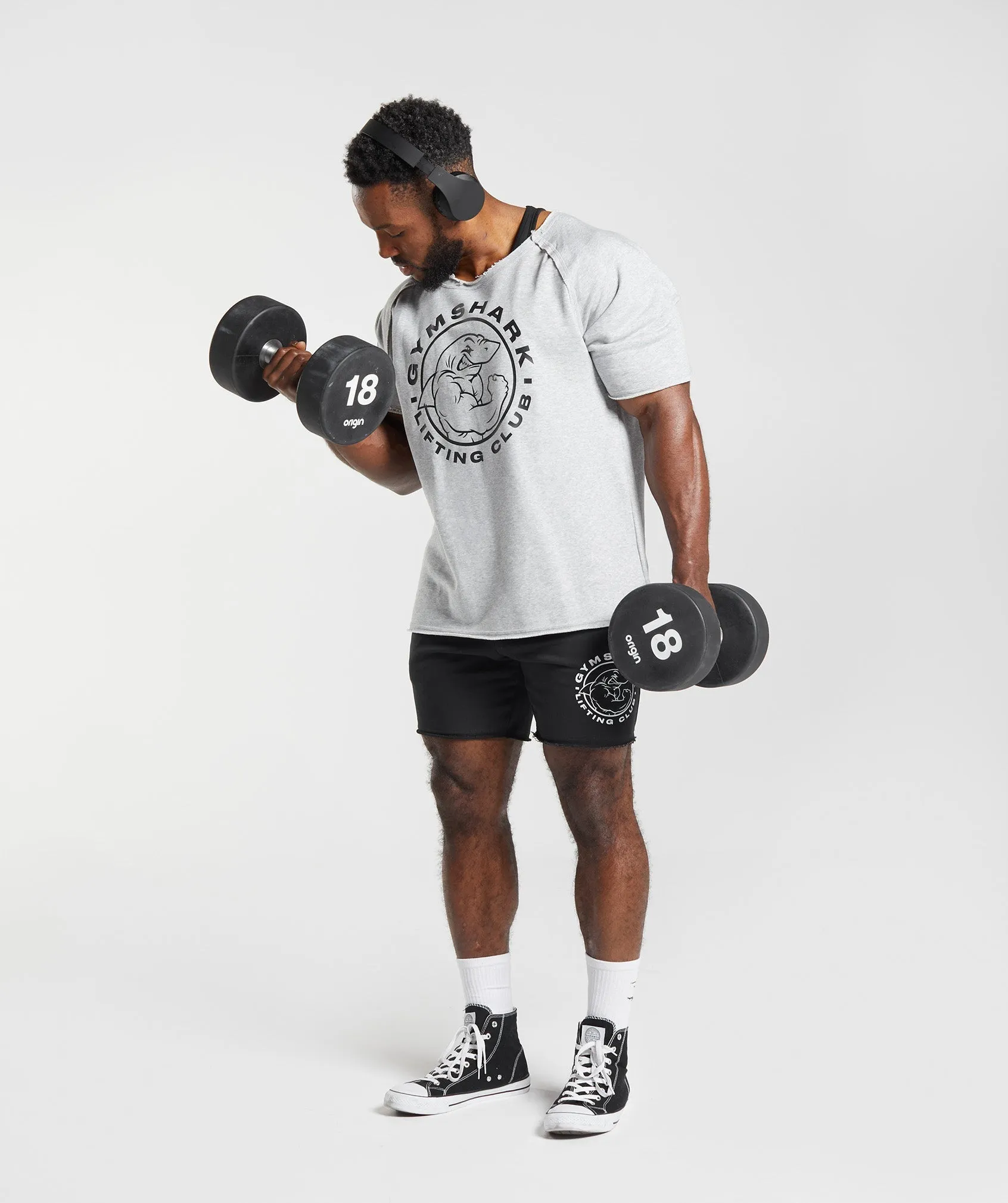 Gymshark Legacy Rag Top - Light Grey Core Marl sold by Gymshark product image thumbnail 4